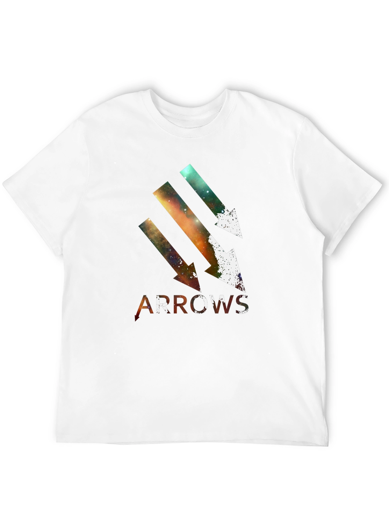 Black Arrows Graphic Print Black T-Shirt view 12