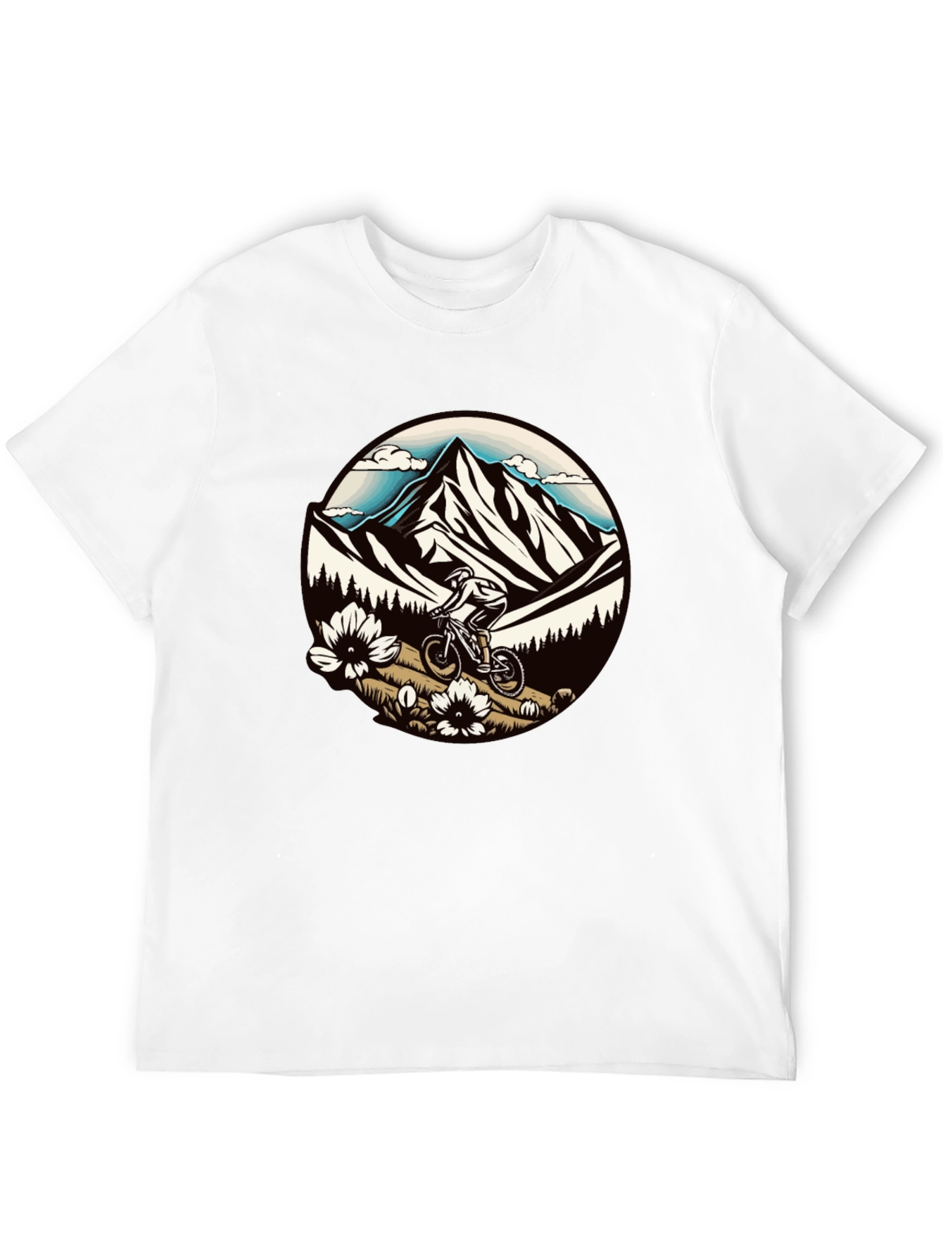Black Mountain Biker Graphic Tee view 12