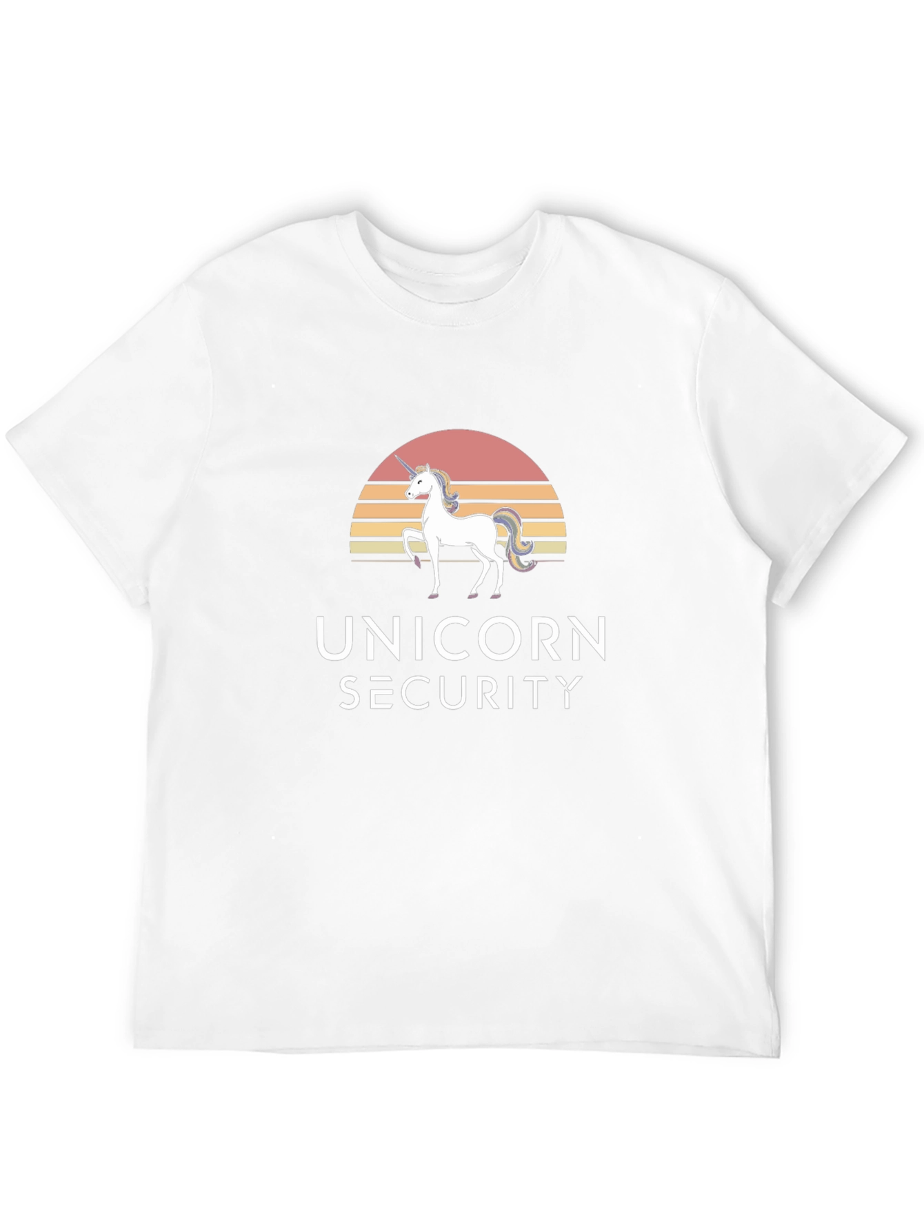 Black Unicorn Security Graphic T-Shirt - Black view 12
