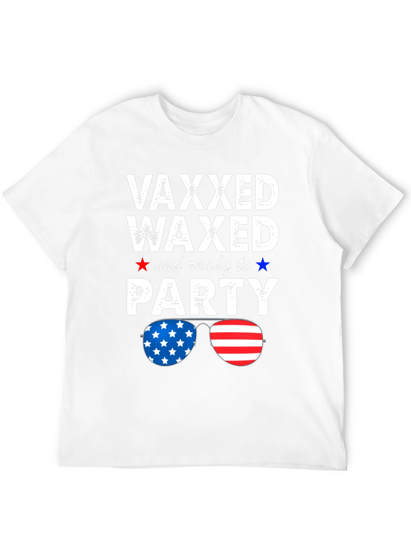 Black Vaxxed Waxed & Ready to Party Patriotic Tee view 12