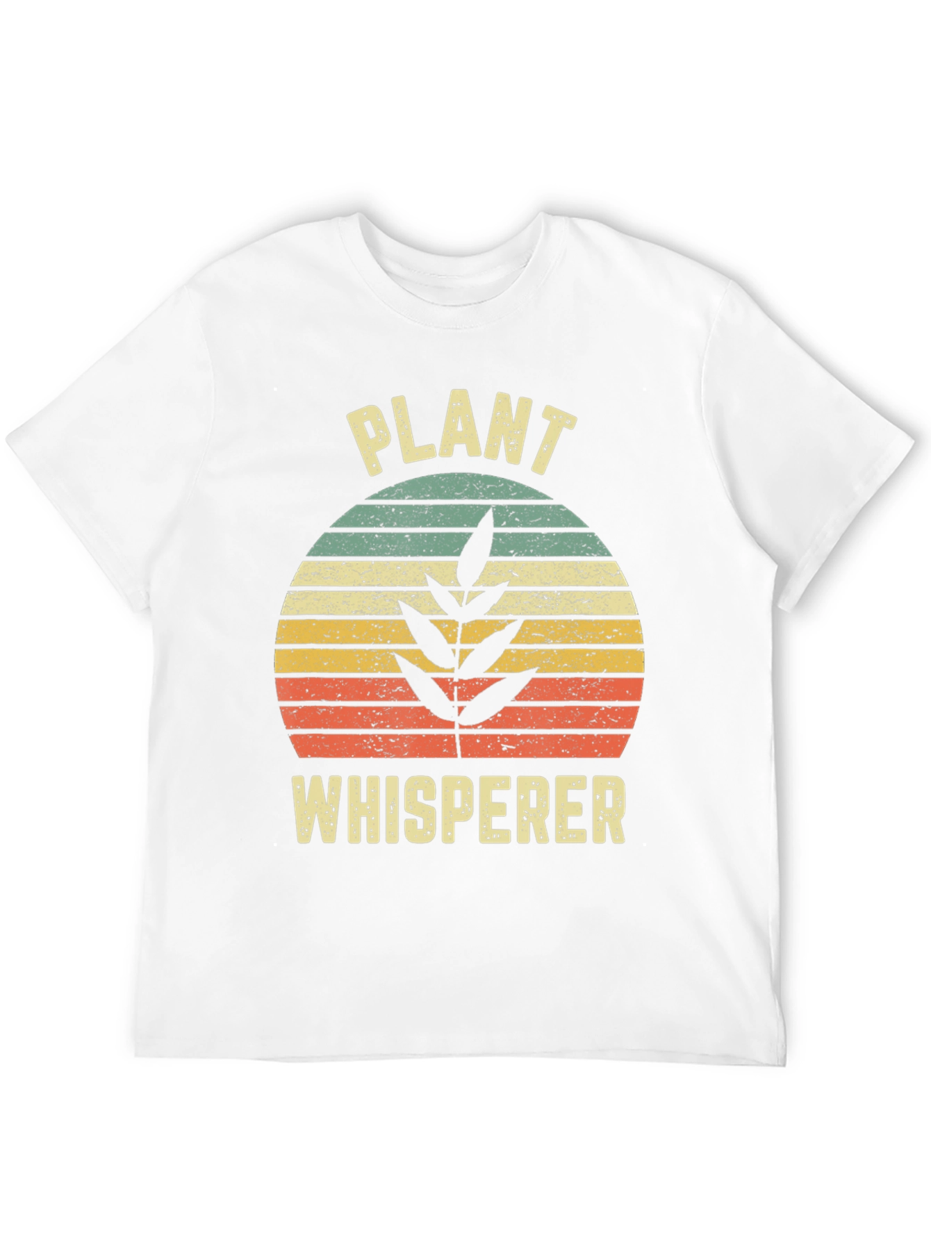 Black Plant Whisperer Retro T-Shirt view 12