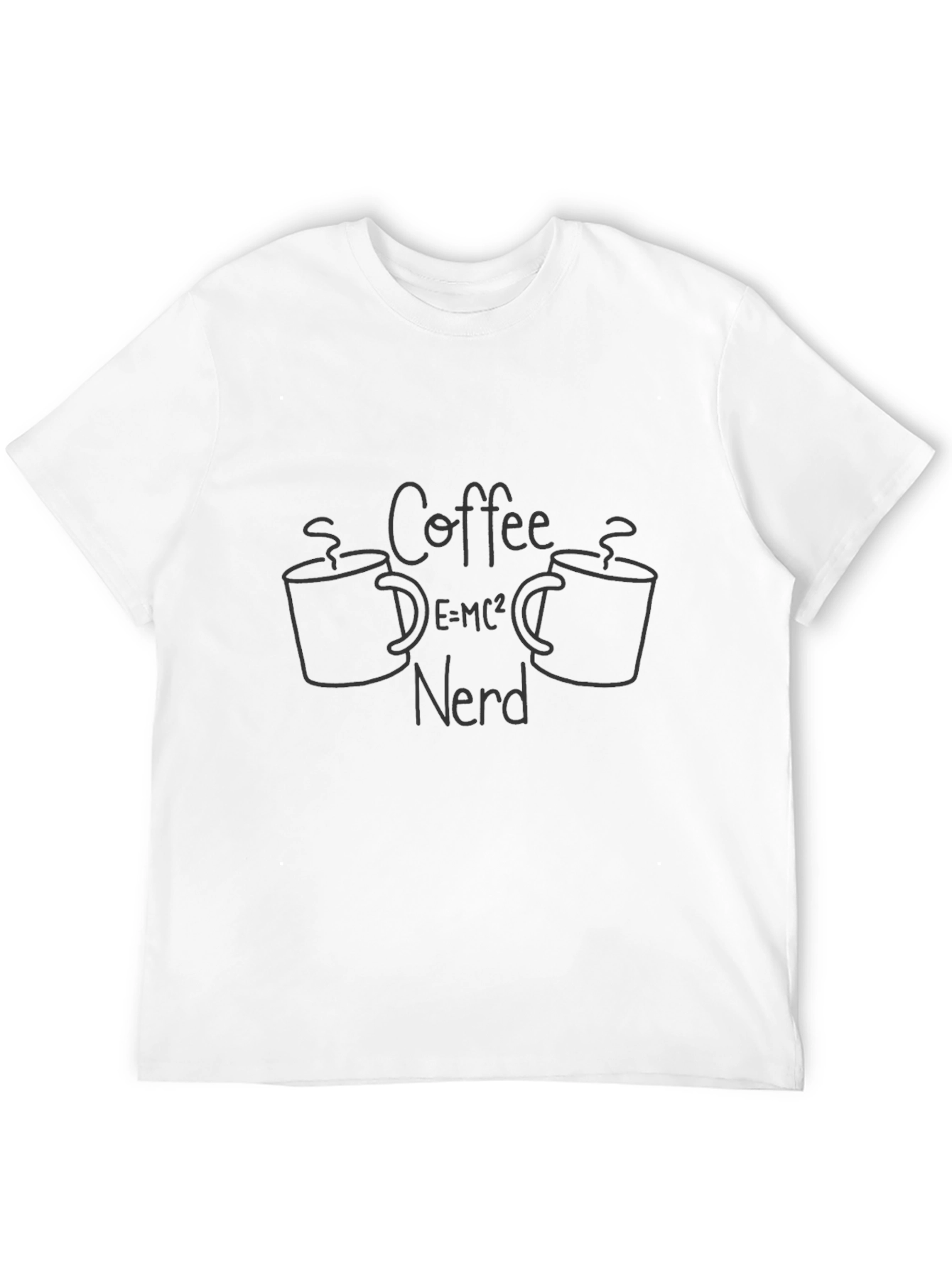 Black Coffee Nerd T-Shirt - Science Inspired Tee view 12