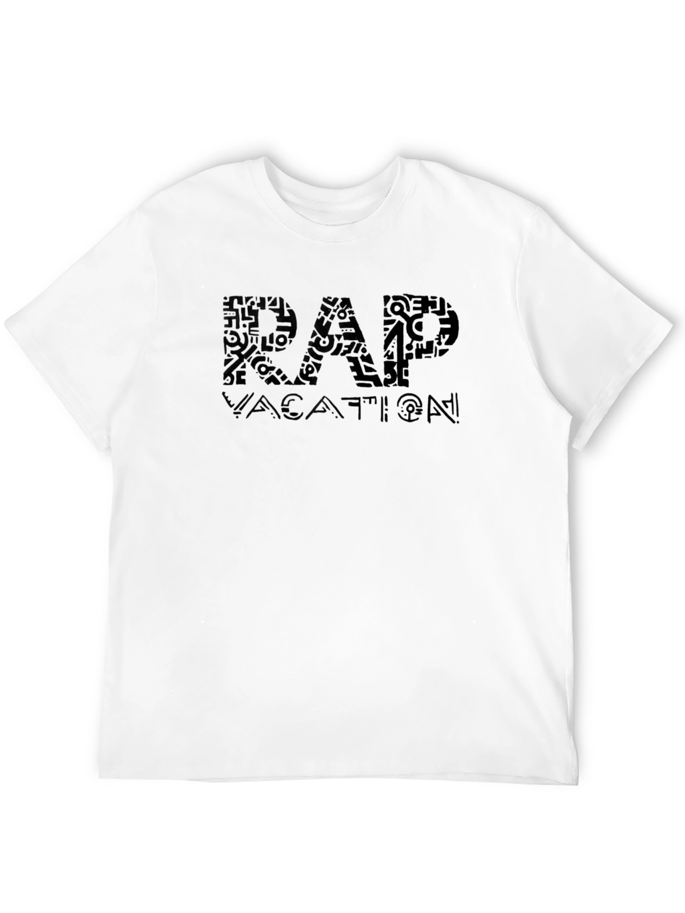 Black RAP Vacation Black Crew Neck T-Shirt view 12