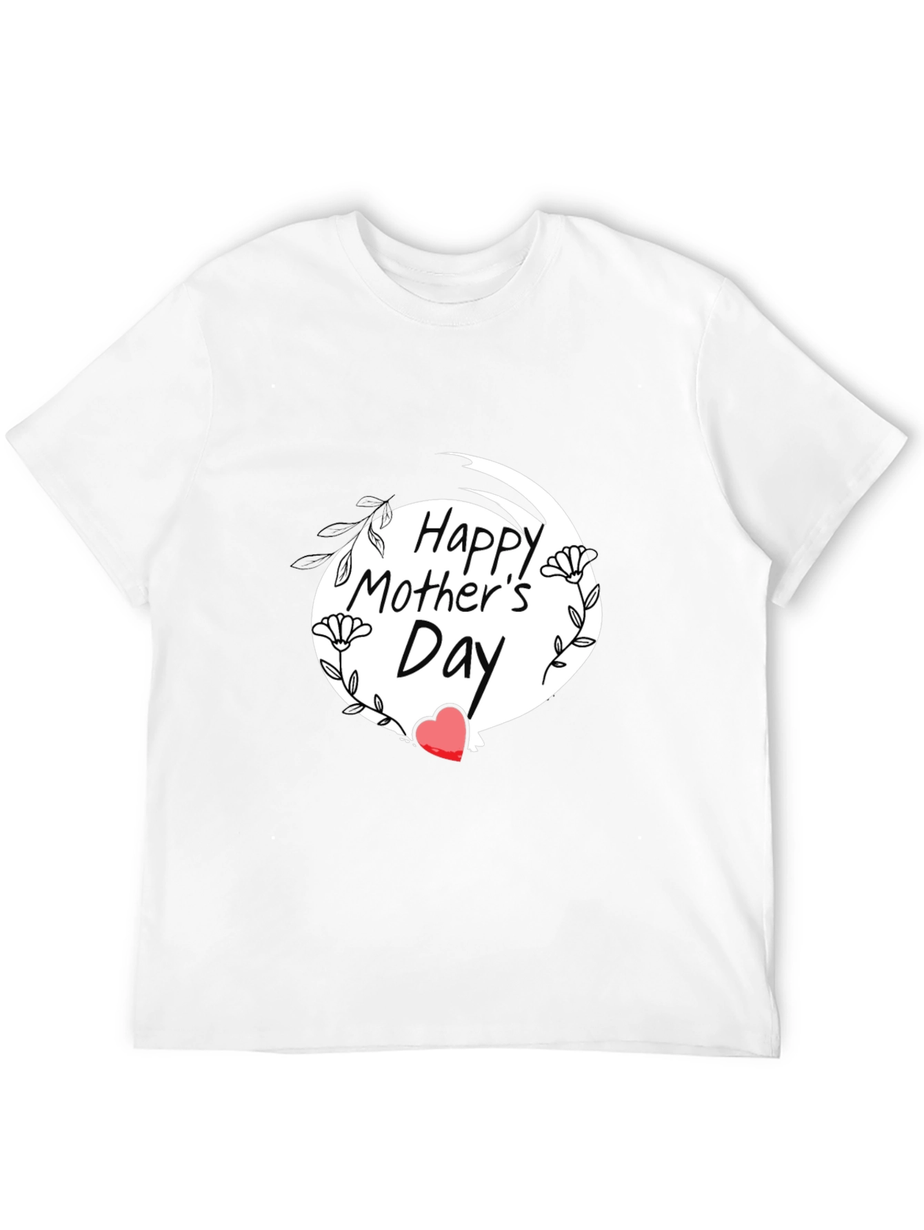 Black Happy Mother's Day Black T-Shirt view 12