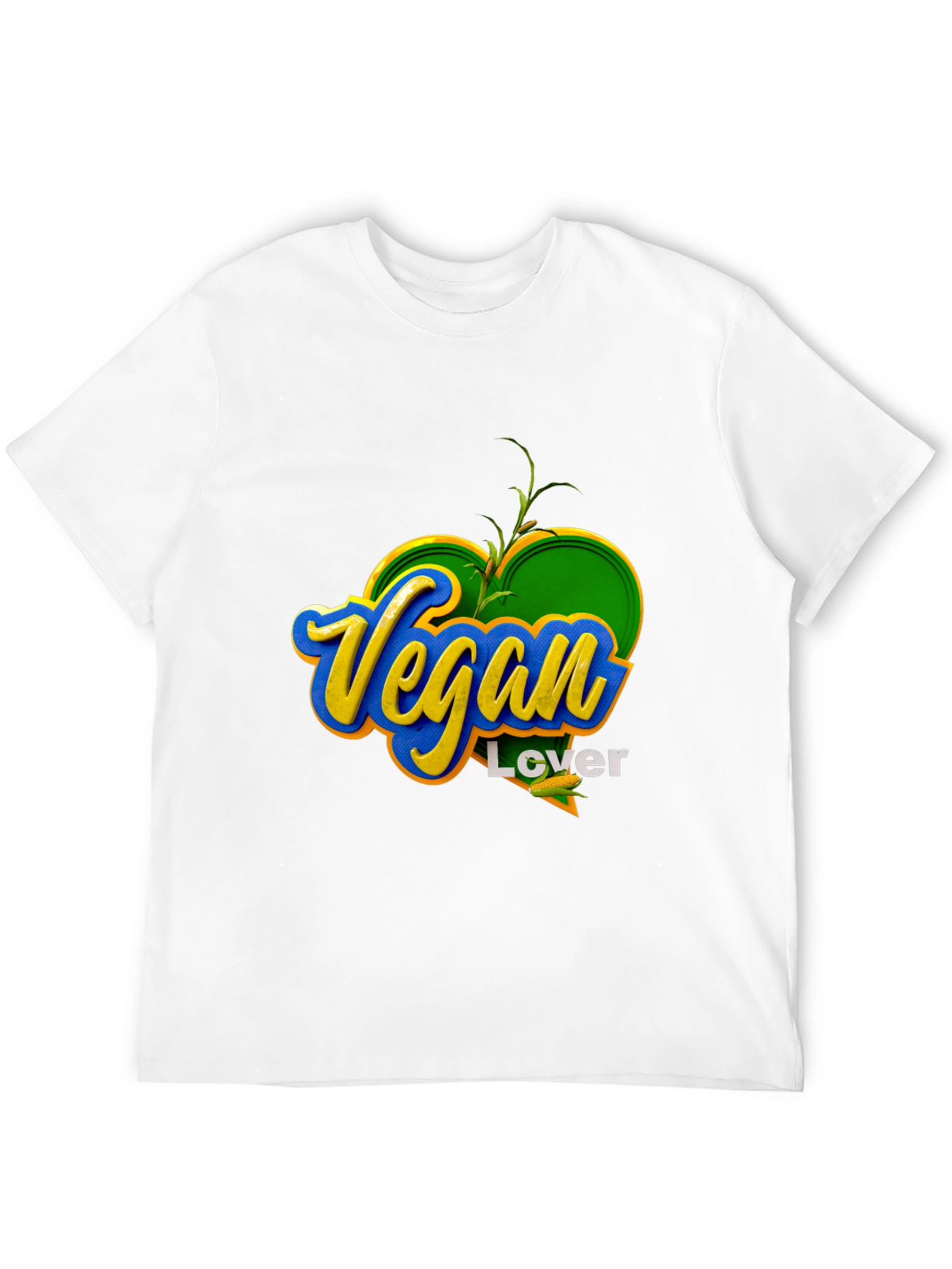 Black Vegan Lover T-Shirt view 12