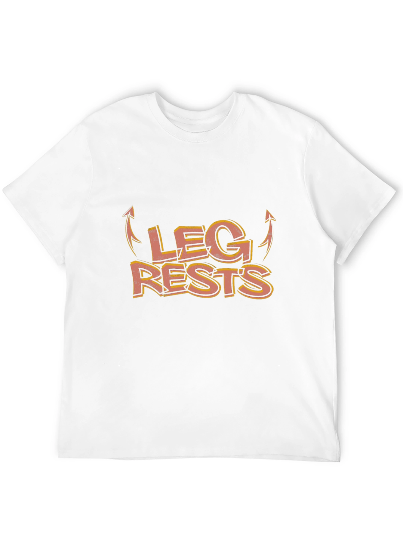 Black Leg Rests Graphic Tee - Funny Humor T-Shirt view 12