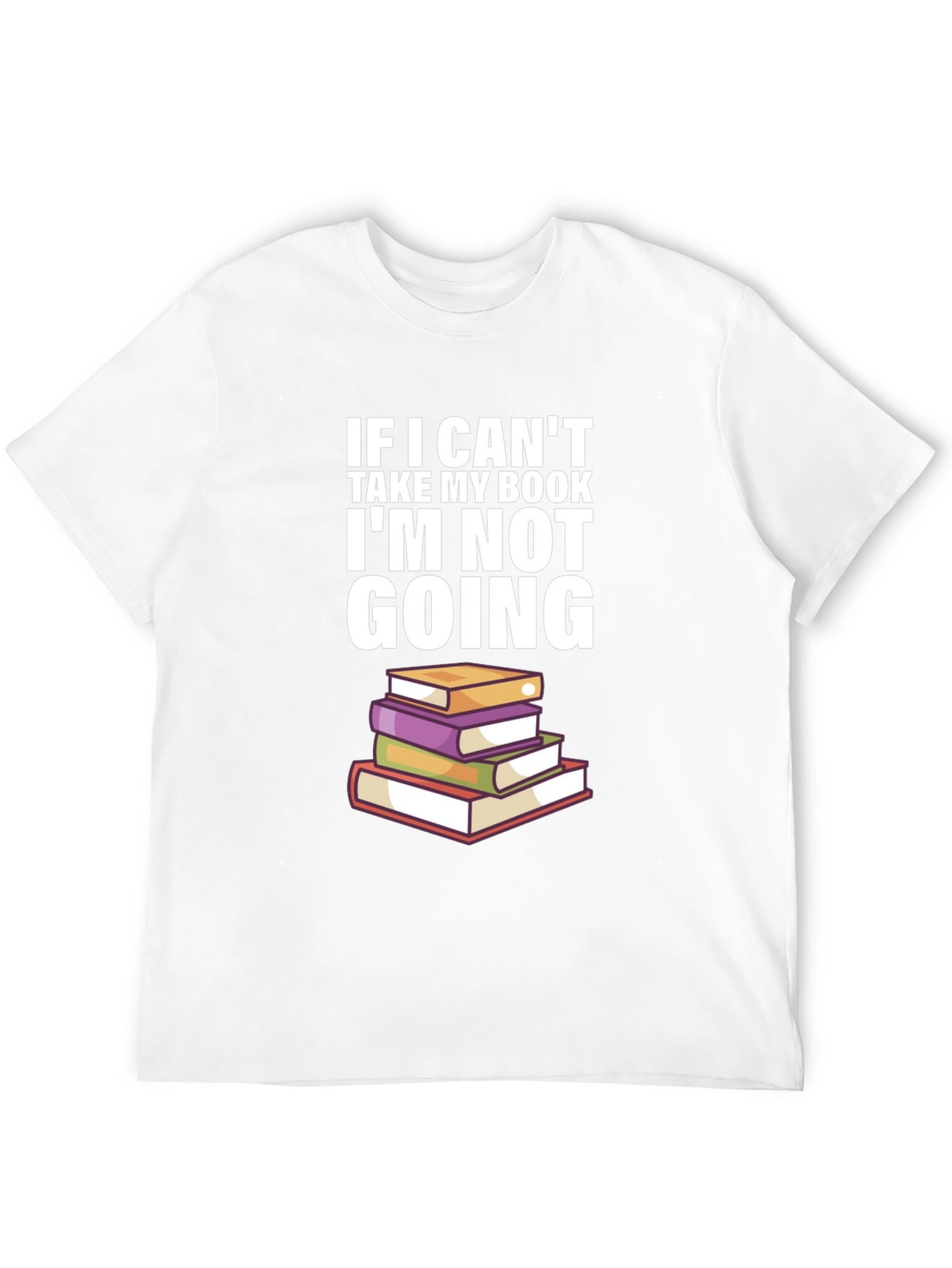 Black Book Lover T-Shirt - If I Can't Take My Book! view 12