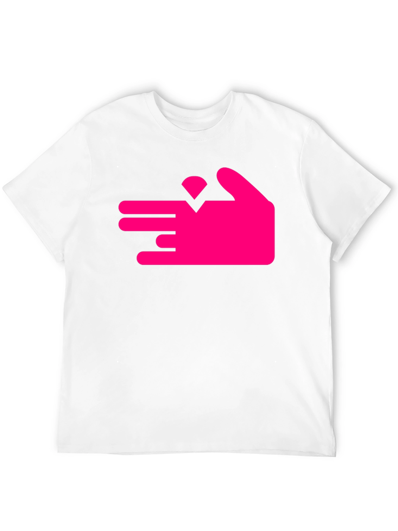 Abstract Hand Diamond Graphic Tee - Bold Design, Modern Style - 12