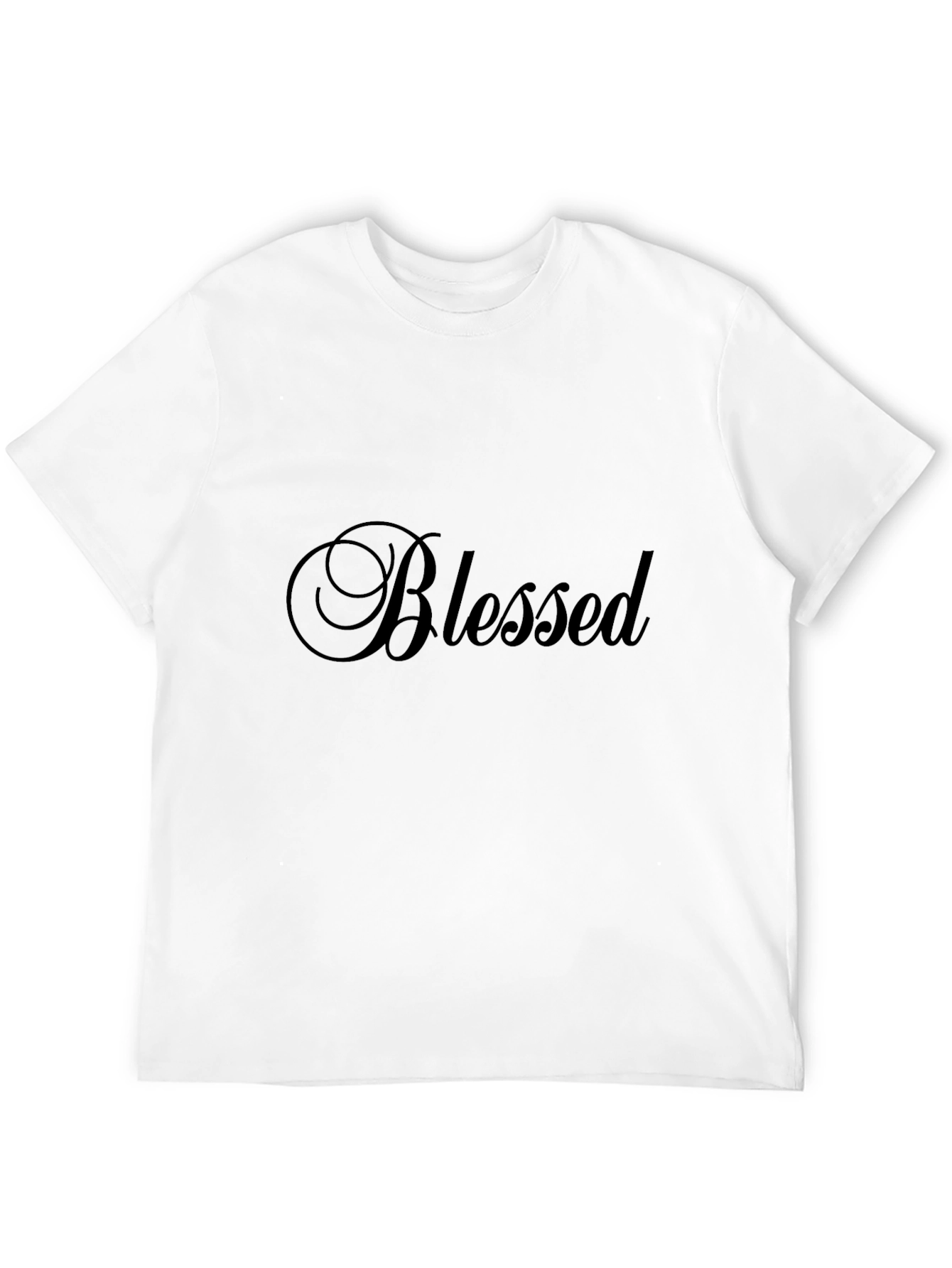 Black Blessed Black T-Shirt - Casual Style view 12