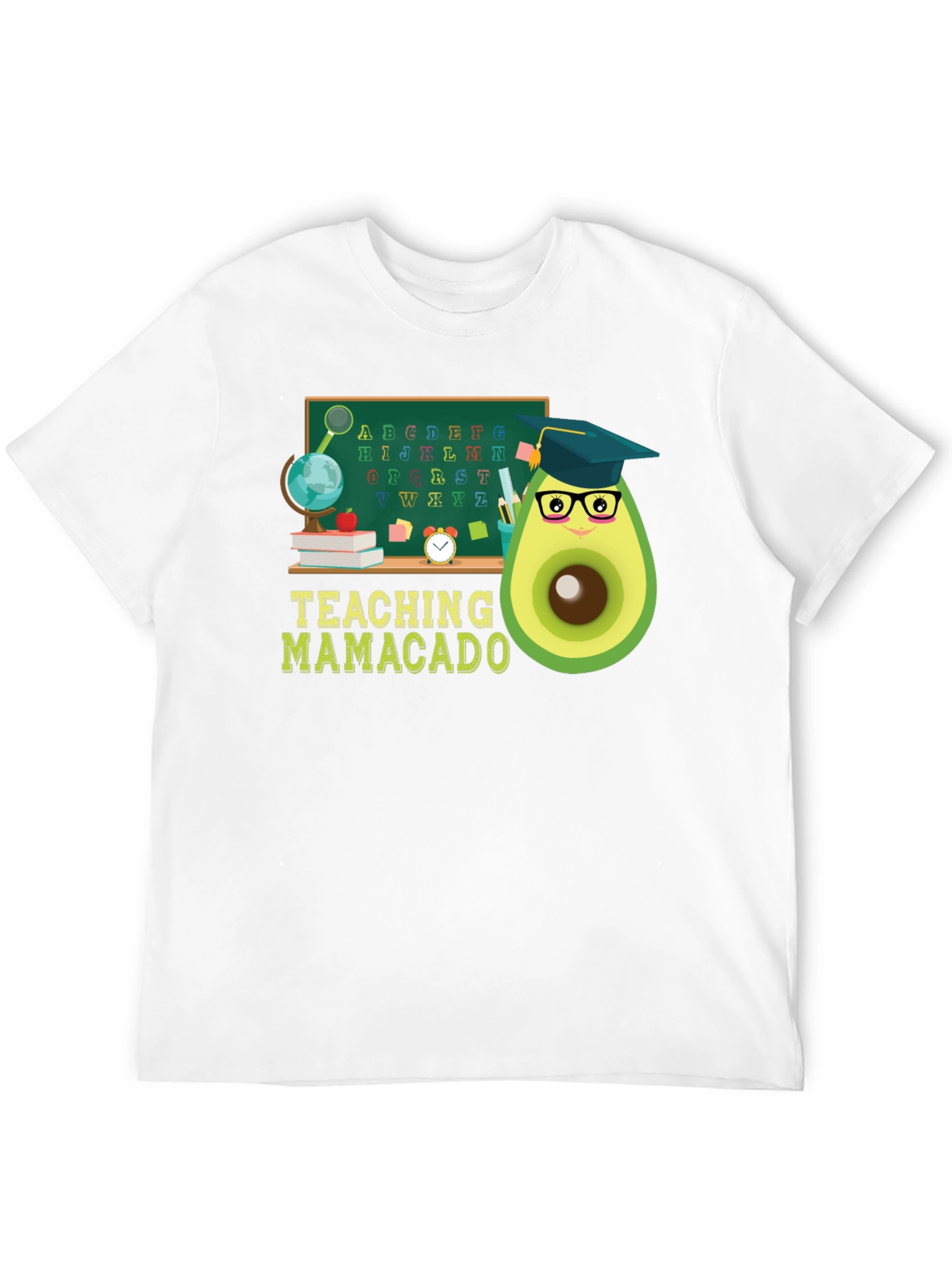Black Teaching Mamacado T-Shirt view 12