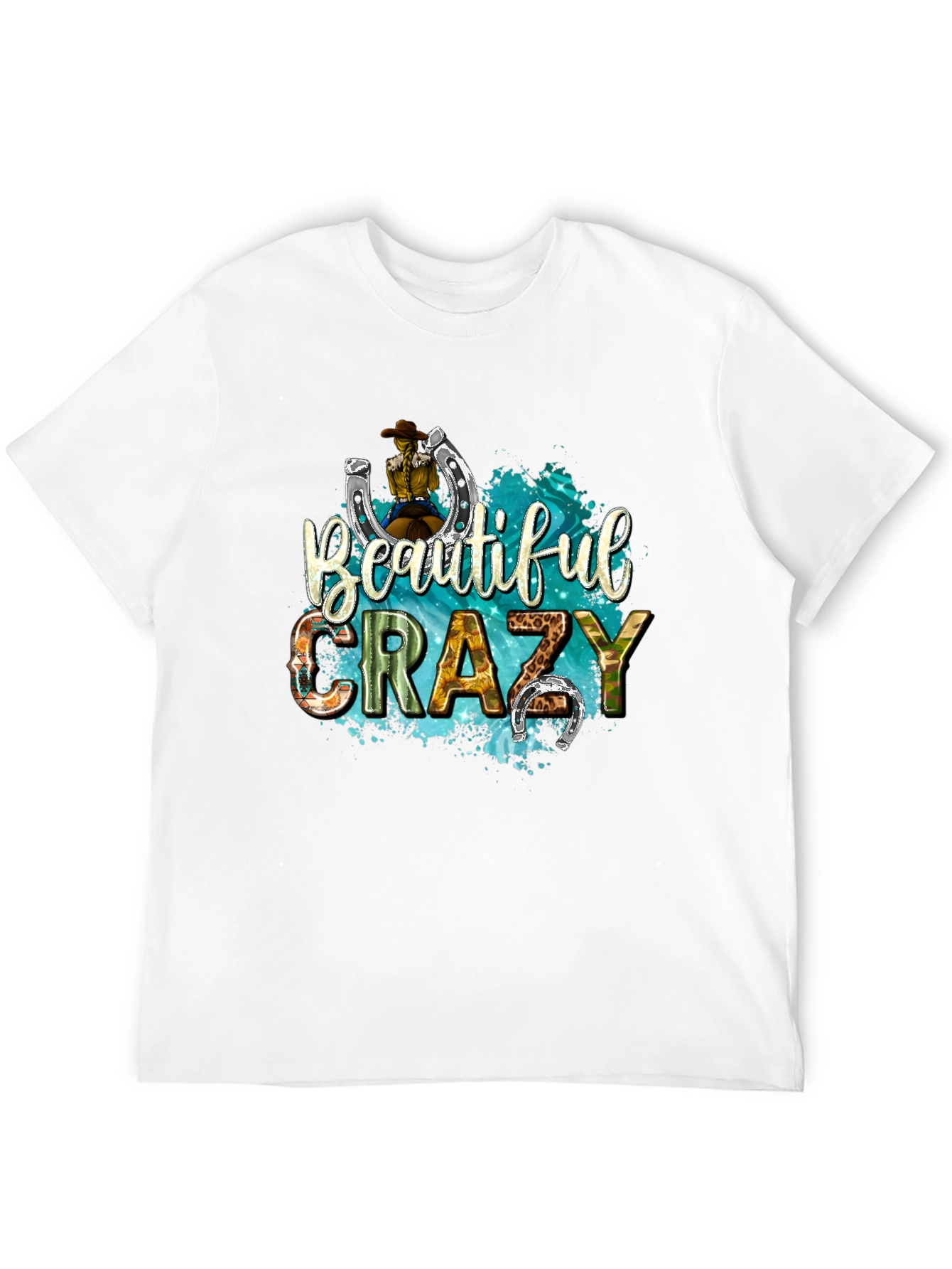 Black Beautiful Crazy Tee view 12