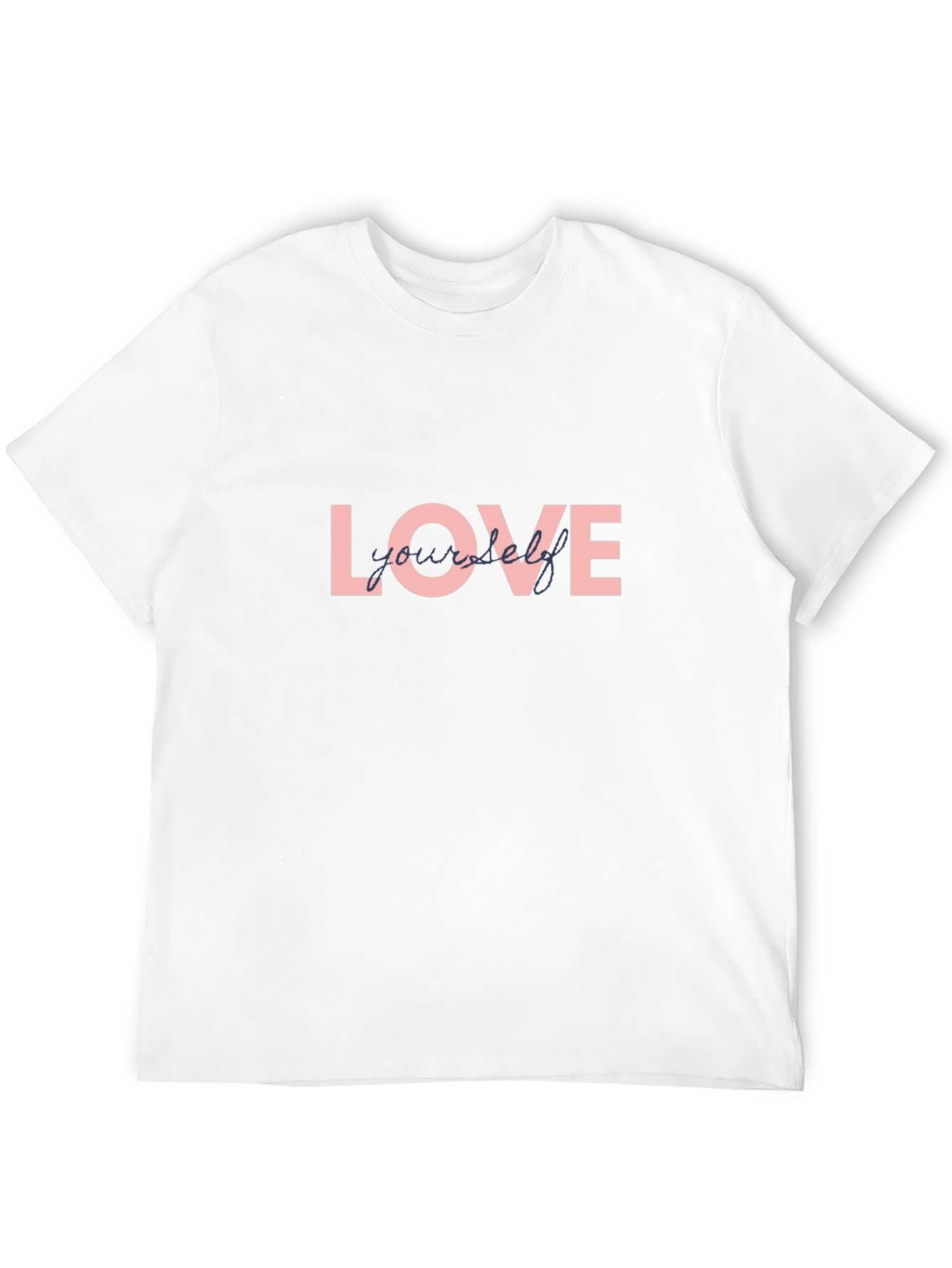 Black Love Yourself Black Graphic Tee view 12