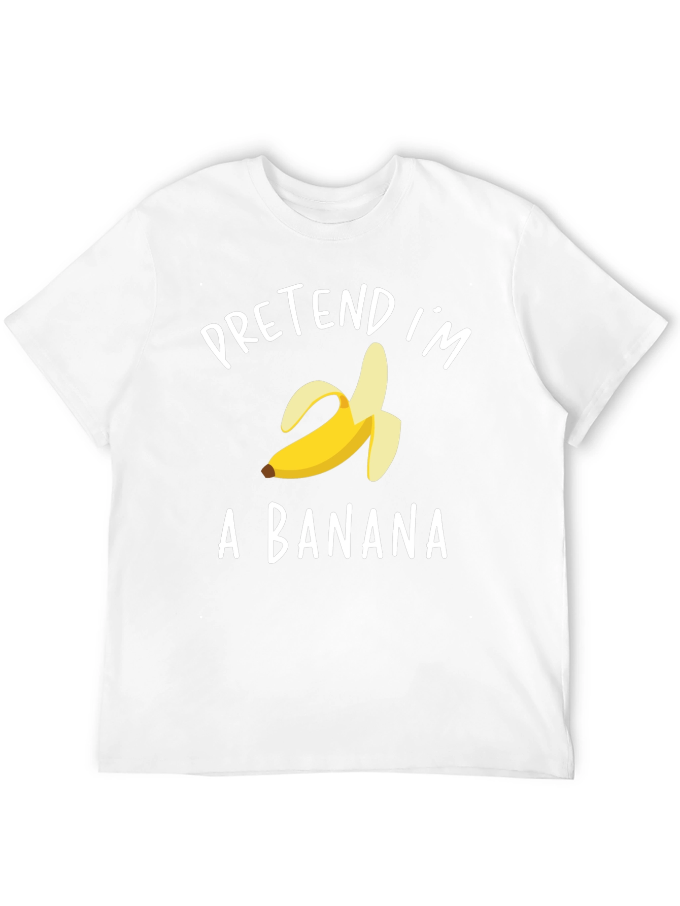 Black Pretend I'm a Banana Graphic T-Shirt view 12