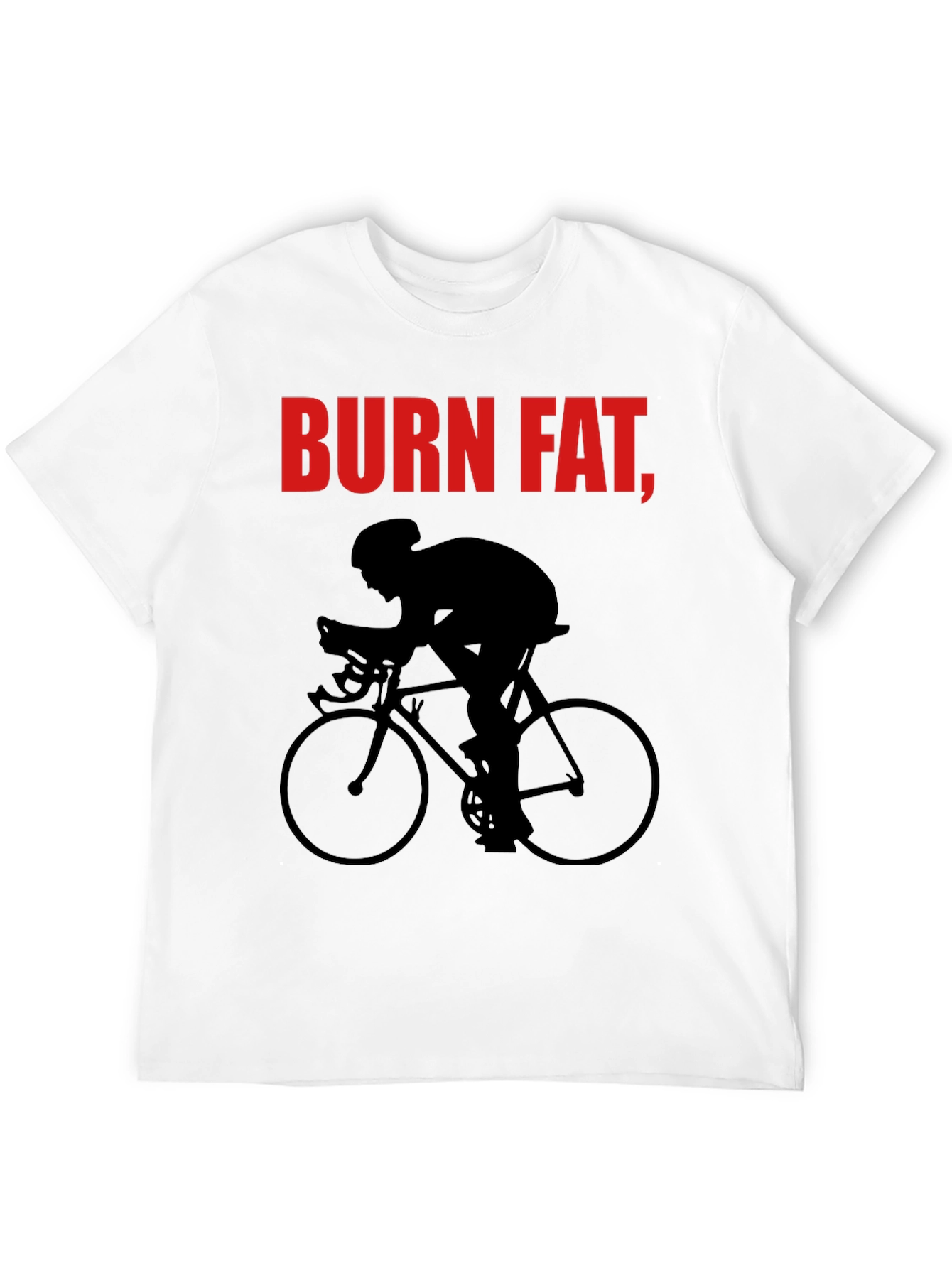 Black Burn Fat, Cycle T-Shirt - Black view 12