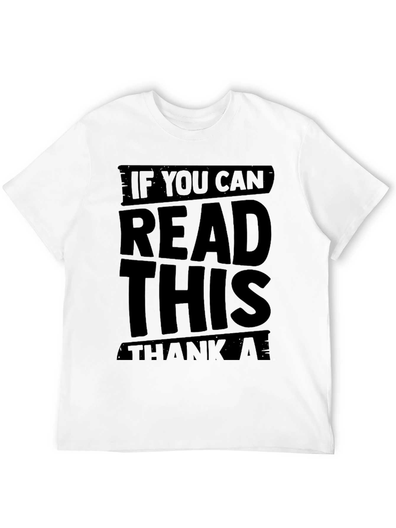 Black If You Can Read This Graphic Tee view 12