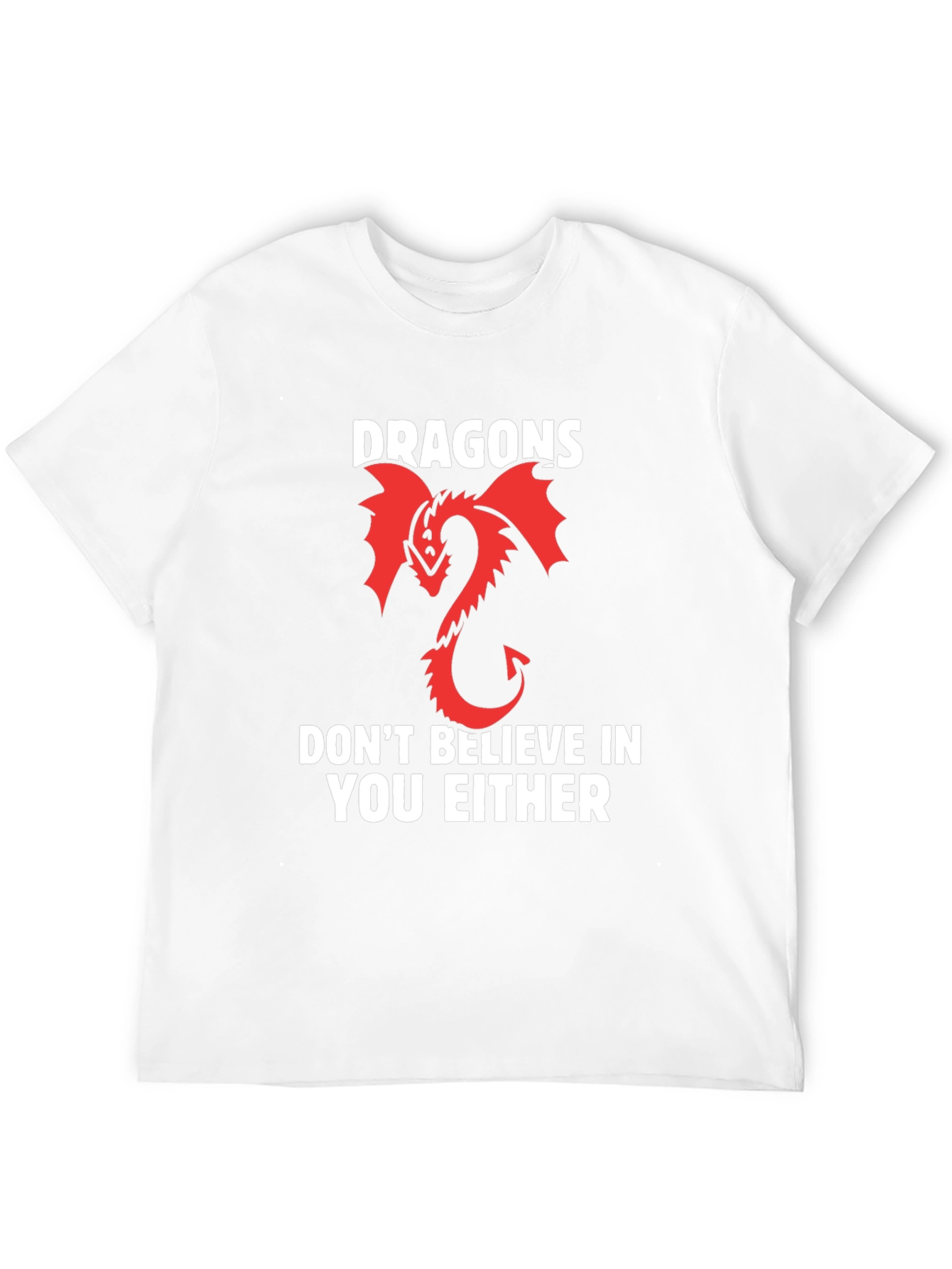 Black Dragons Don't Believe T-Shirt view 12