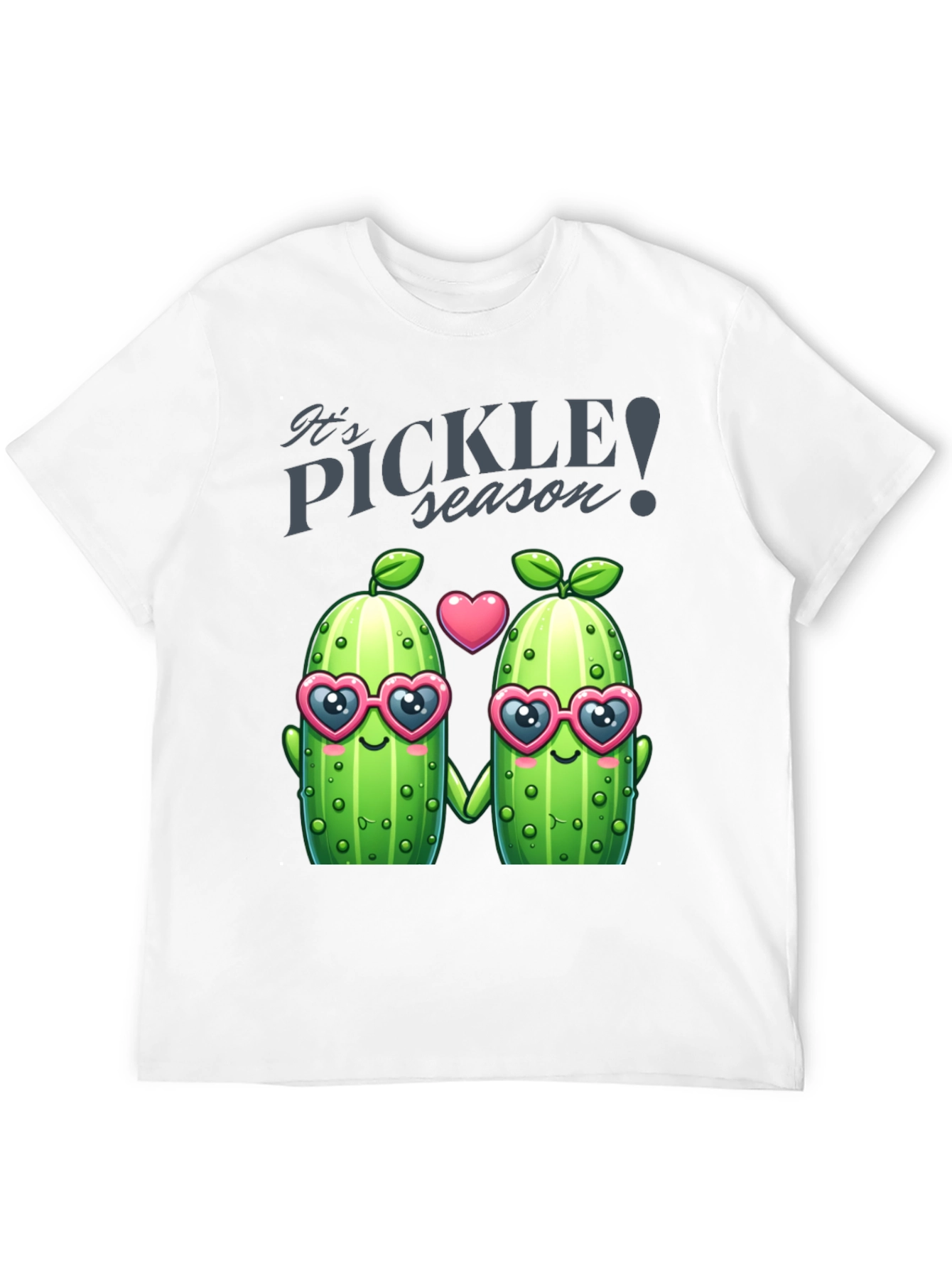 Black Pickle Season T-Shirt - Funny Cute Pickle Lover Tee view 12