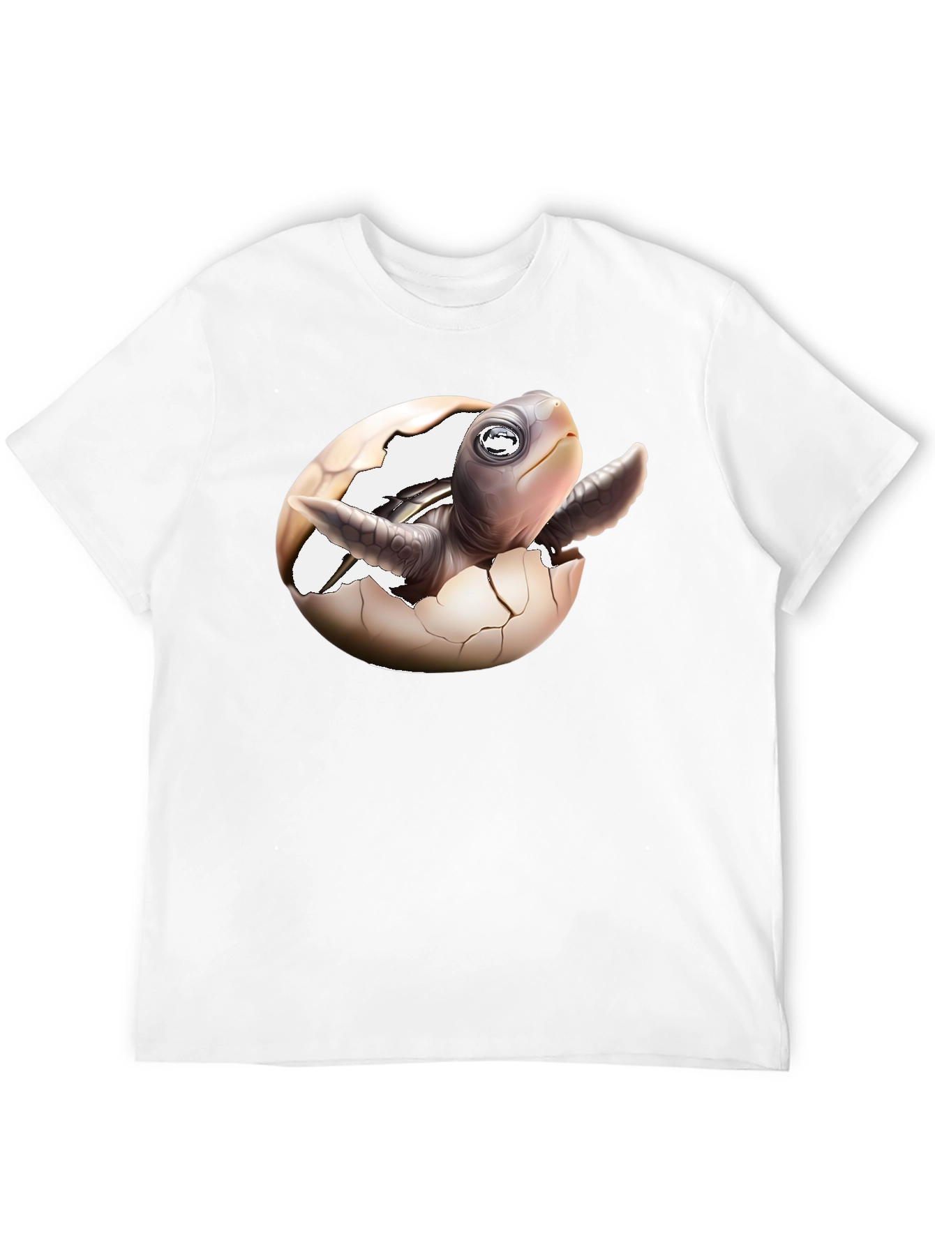 Black Turtle Hatchling T-Shirt - New Life Design view 12