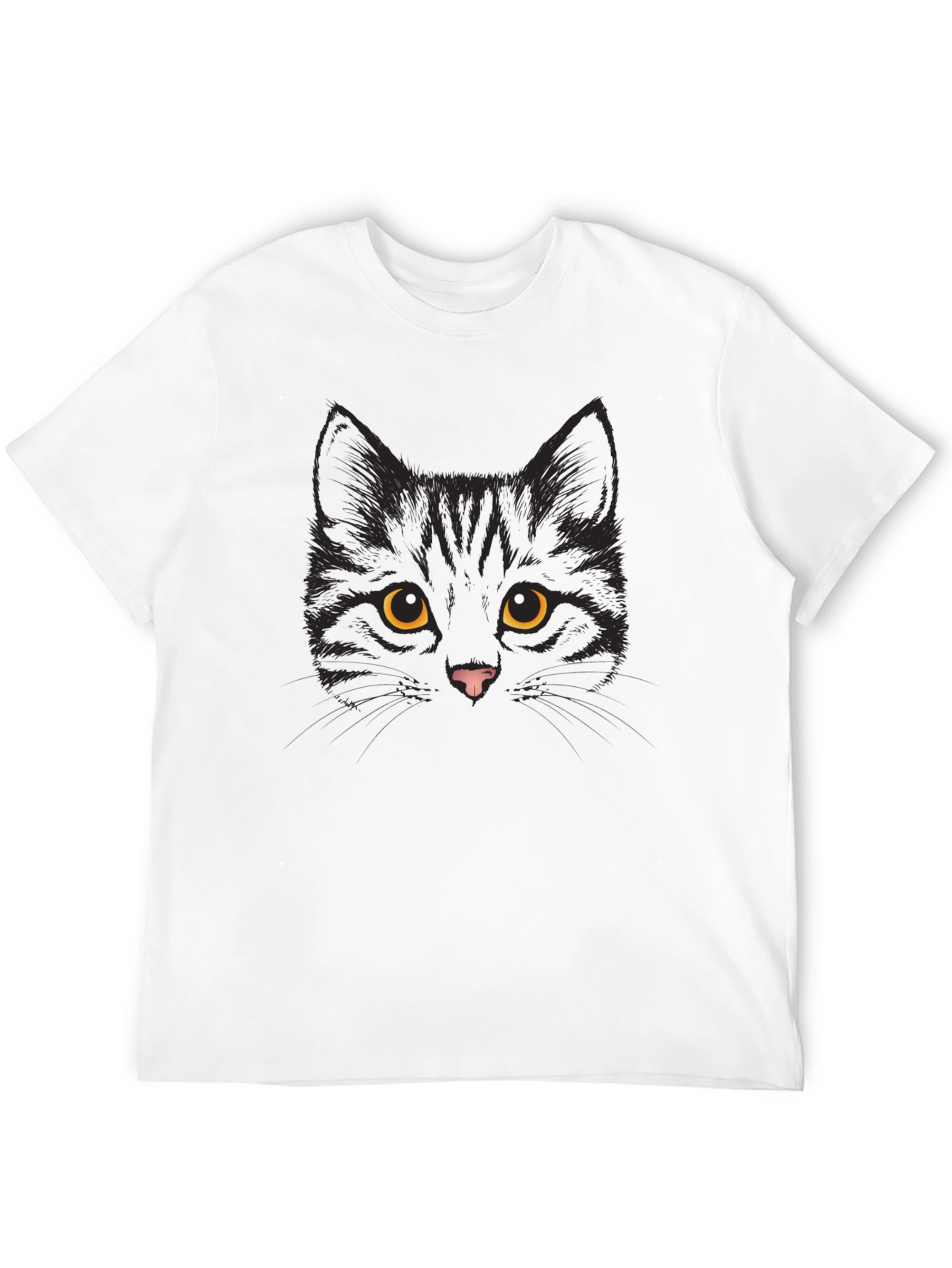 Black Black Cat Graphic T-Shirt - Unisex Cotton Tee view 12