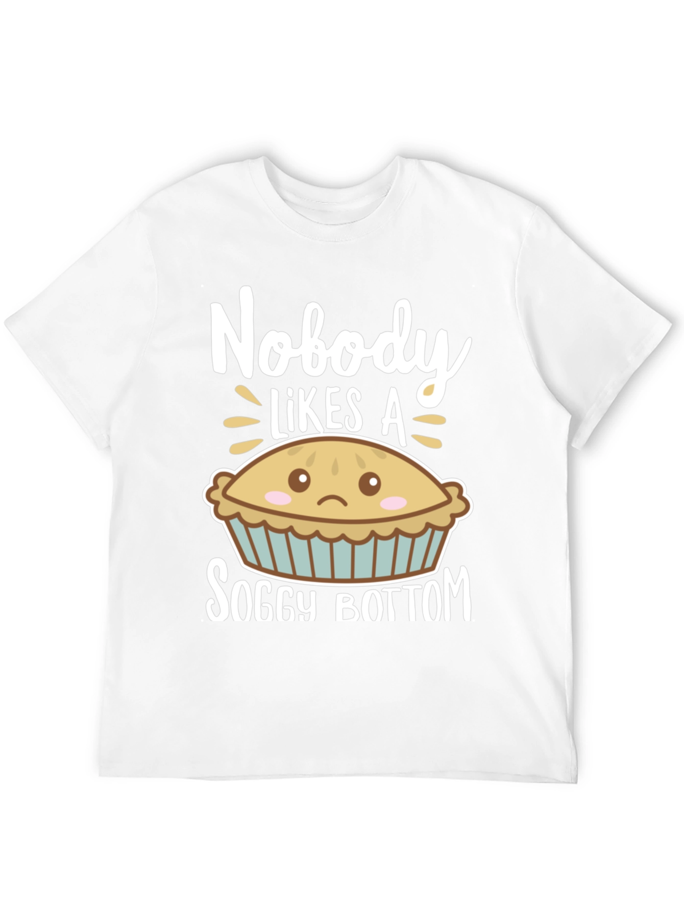 Black Nobody Likes a Soggy Bottom Funny T-Shirt view 12