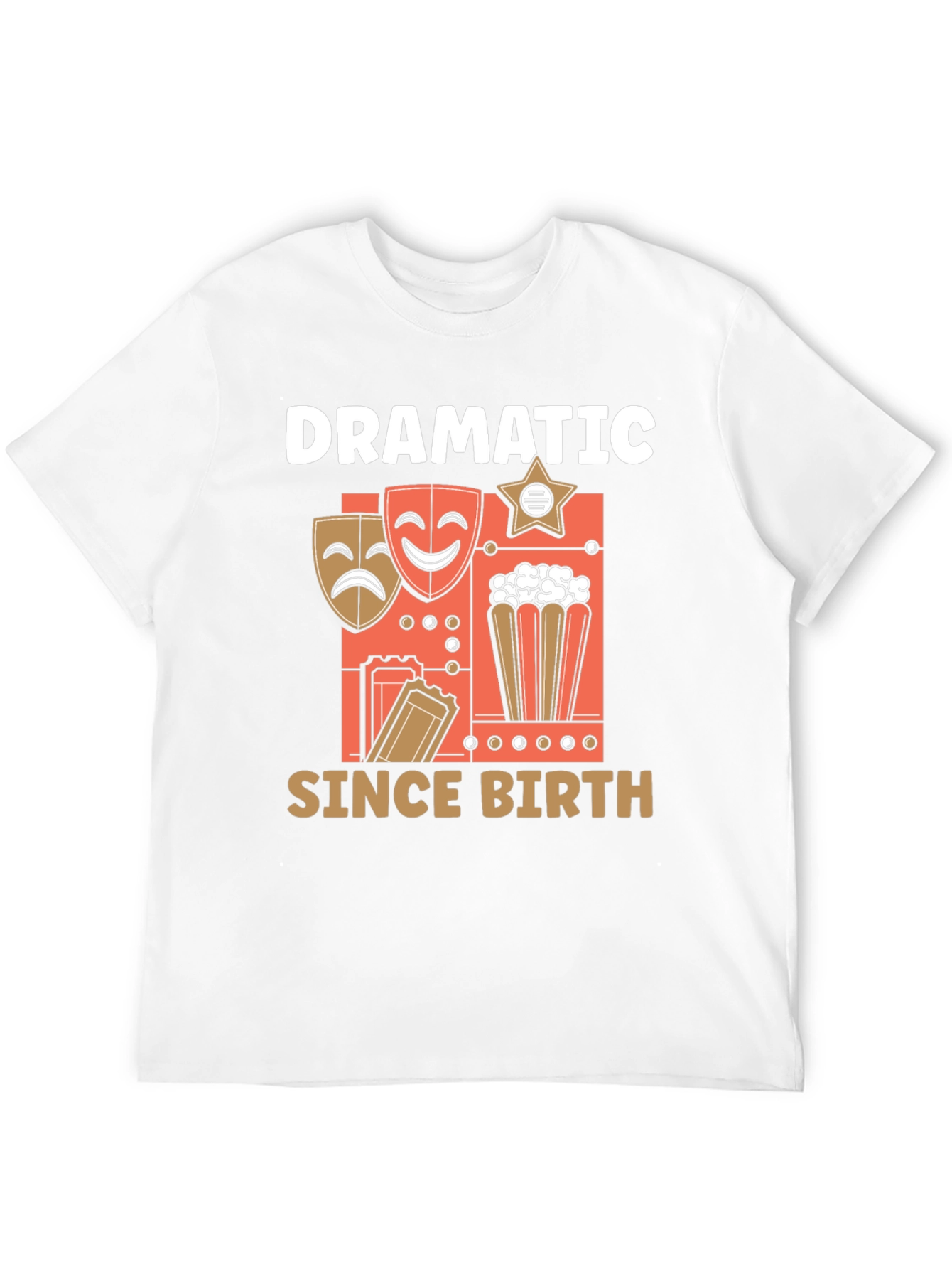 Black Dramatic Since Birth T-Shirt view 12