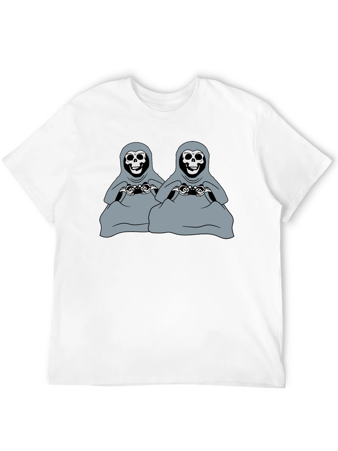 Black Gamer Grim Reapers Black T-Shirt view 12