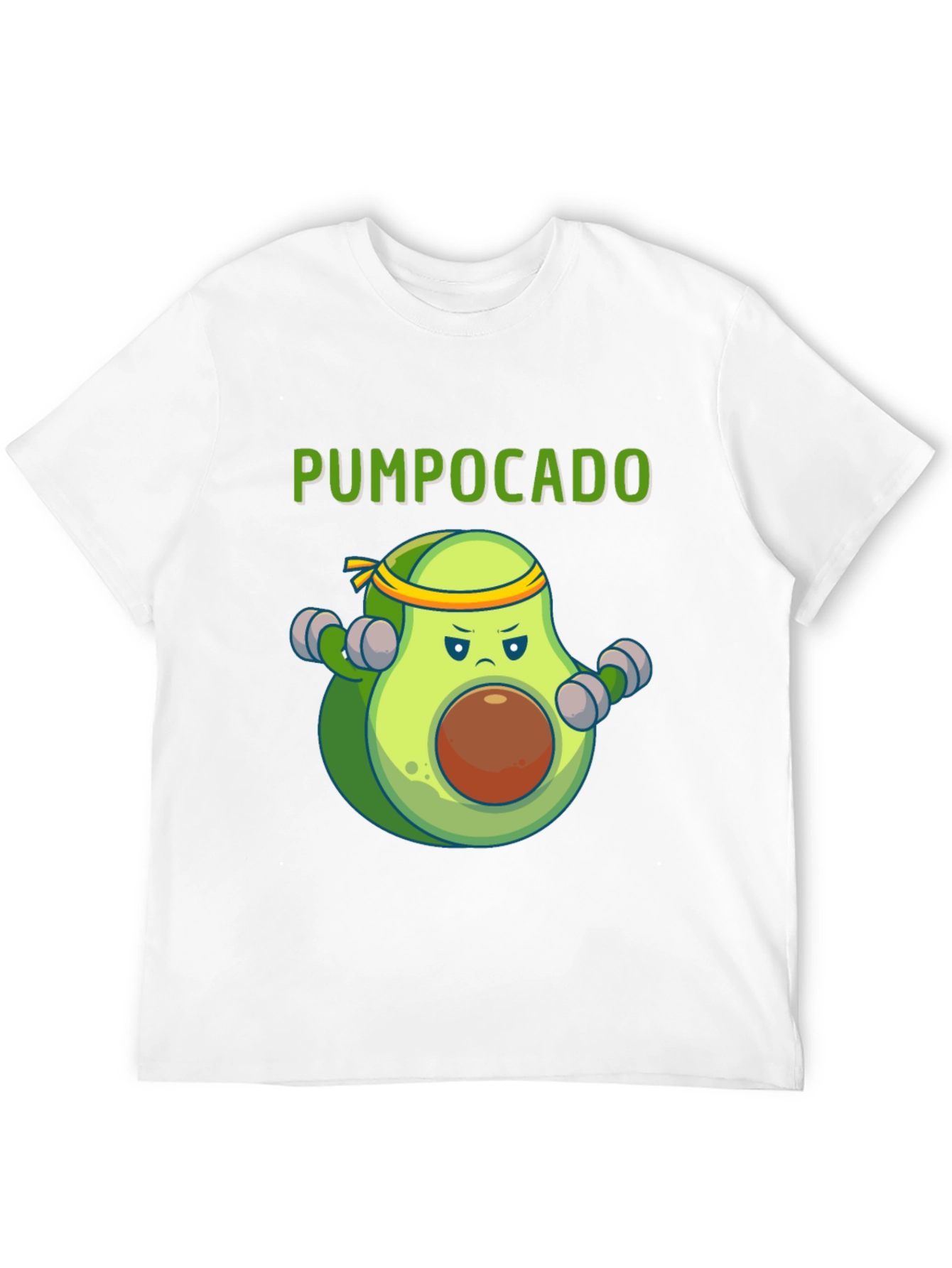 Black Pumpocado Gym Humor Tee - Black view 12