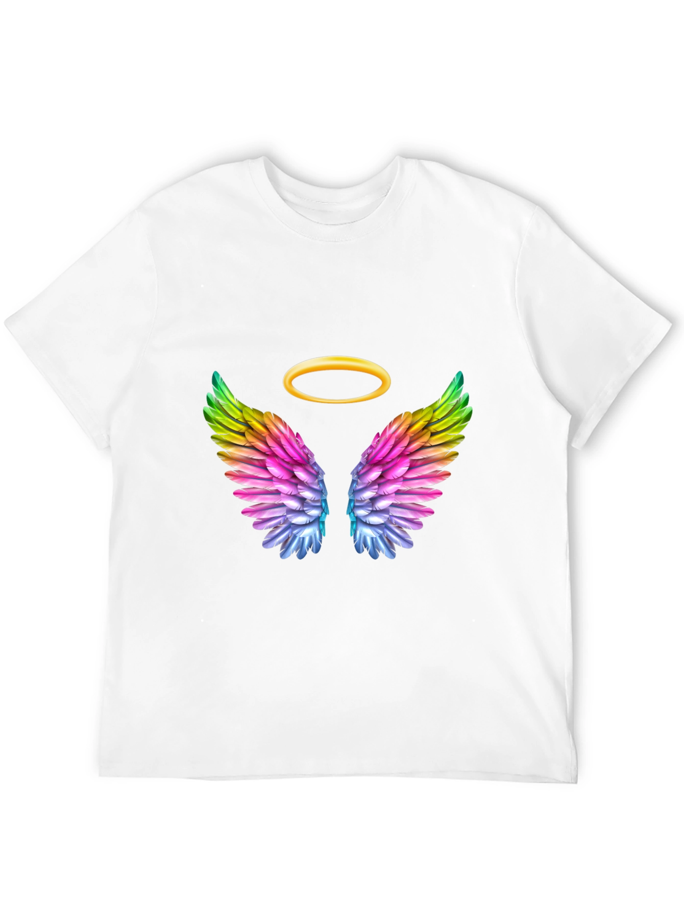 Black Angel Wings Graphic Tee view 12
