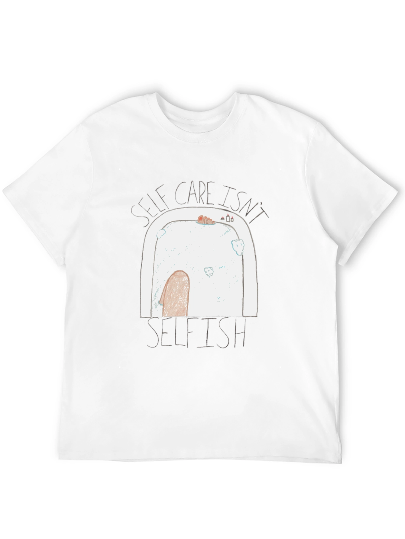 Black Self Care Isn't Selfish Graphic Tee view 12