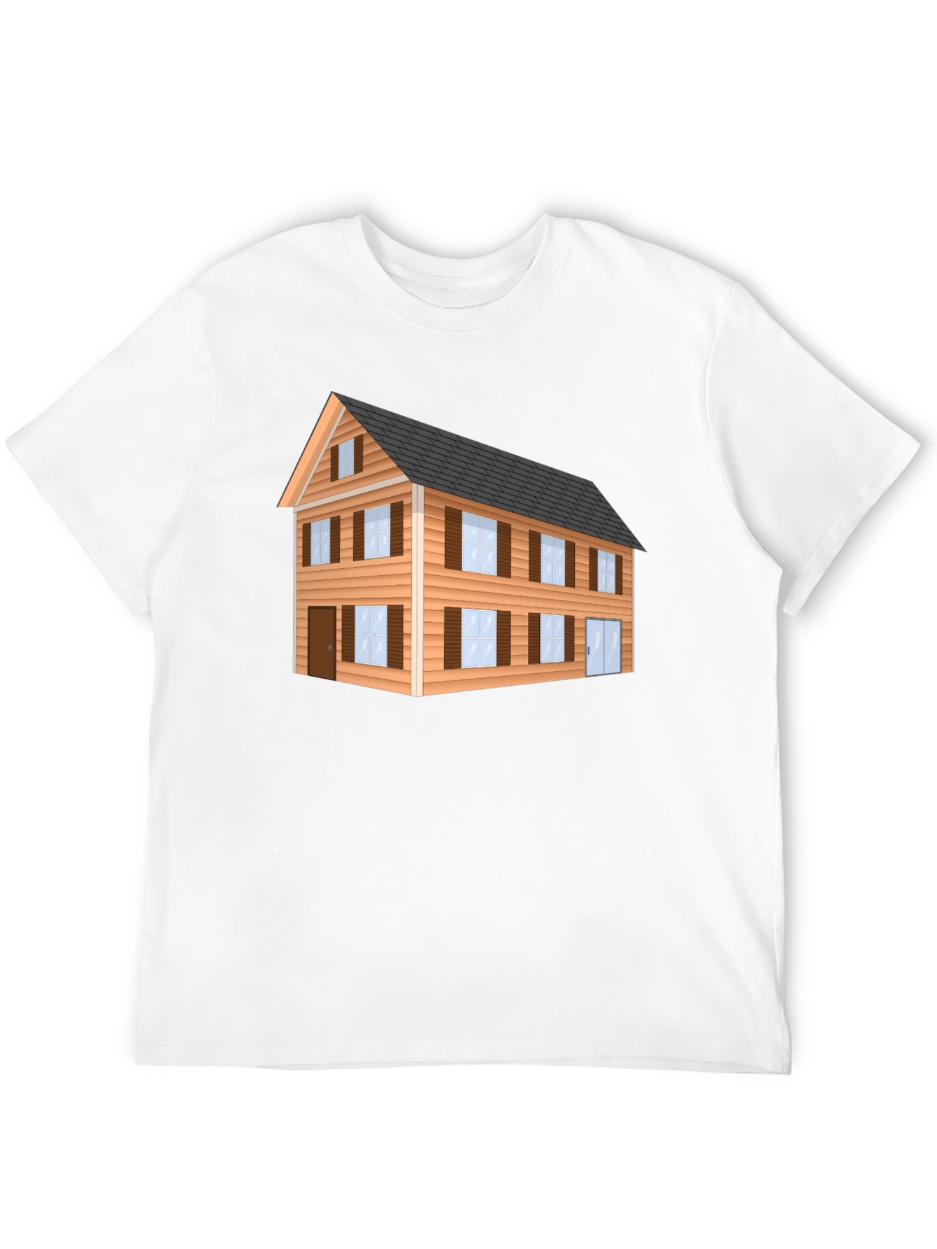 Black House Graphic Black T-Shirt view 12
