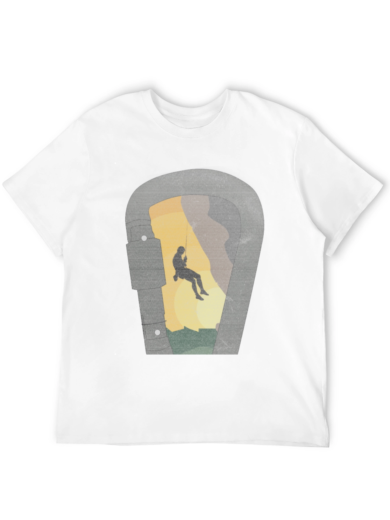 Black Climbing Carabiner Graphic Tee view 12