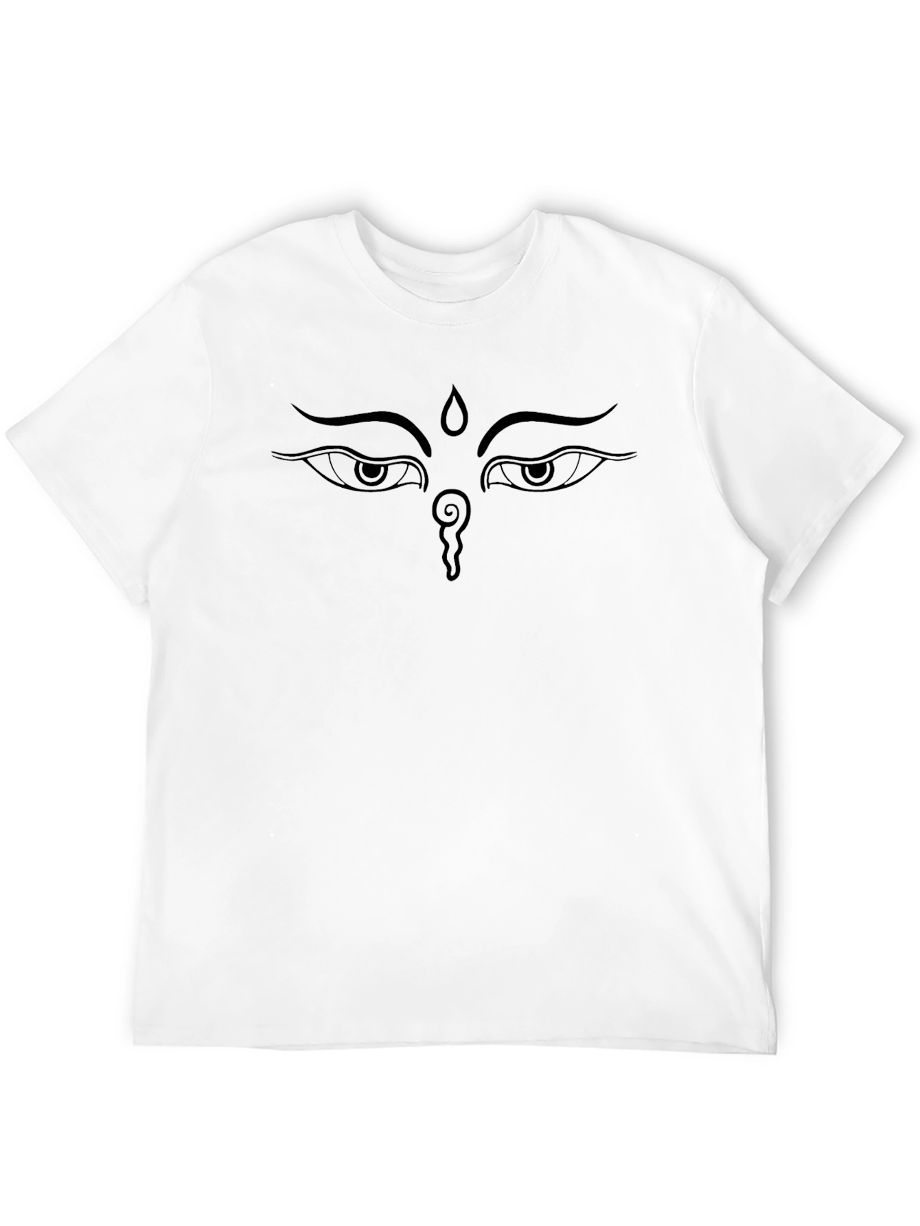 Black Buddha Eye Graphic Black T-Shirt view 12