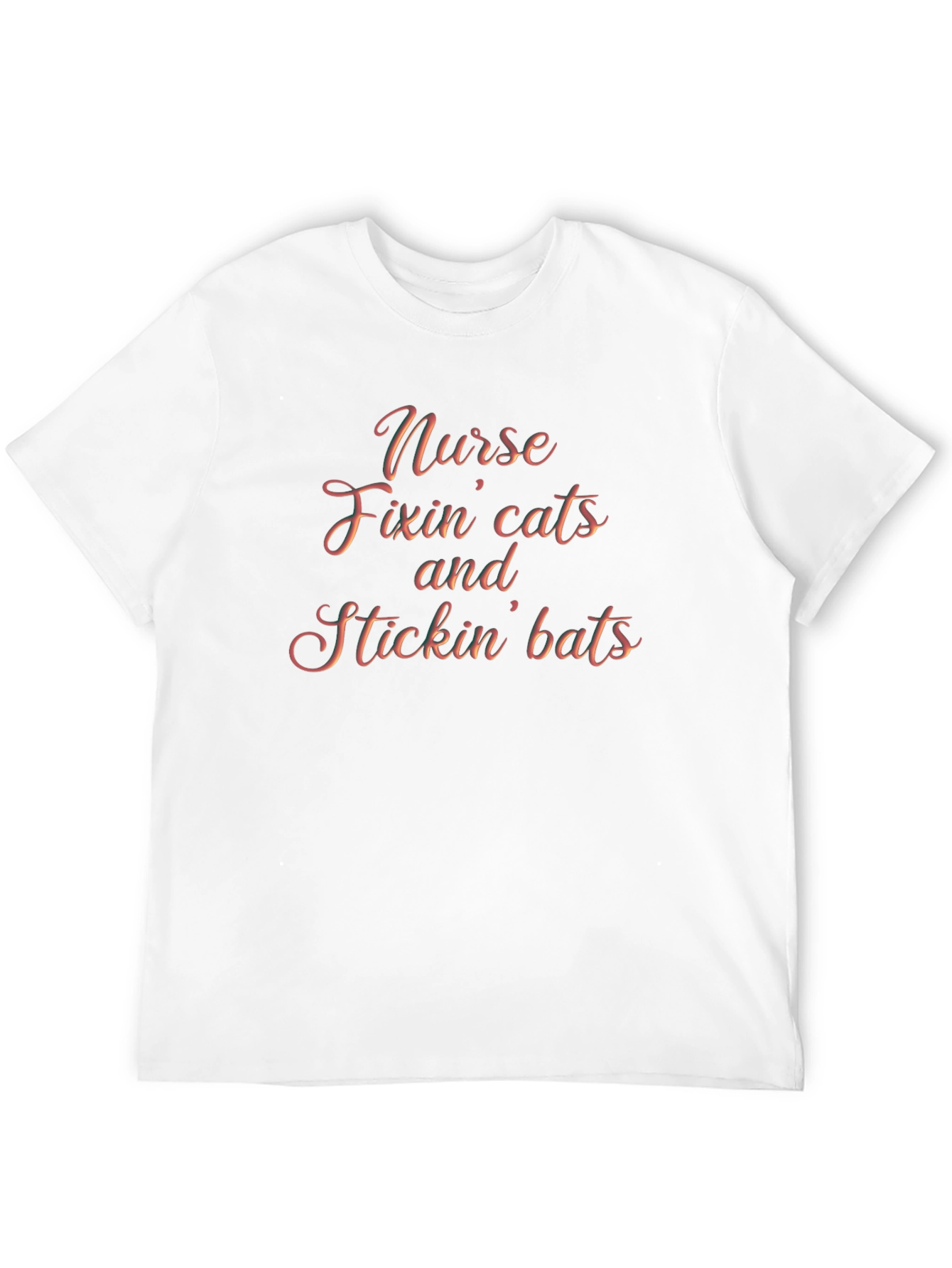 Black Nurse Fixin' Cats and Stickin' Bats Graphic Tee view 12