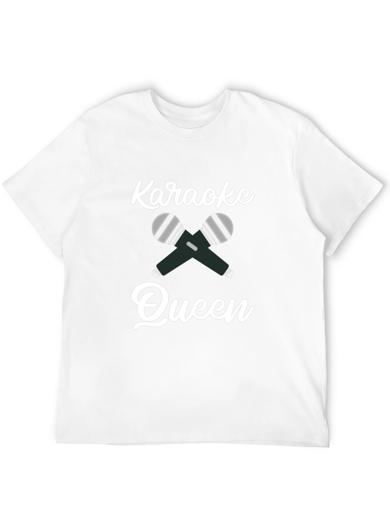 Black Karaoke Queen Graphic T-Shirt view 12
