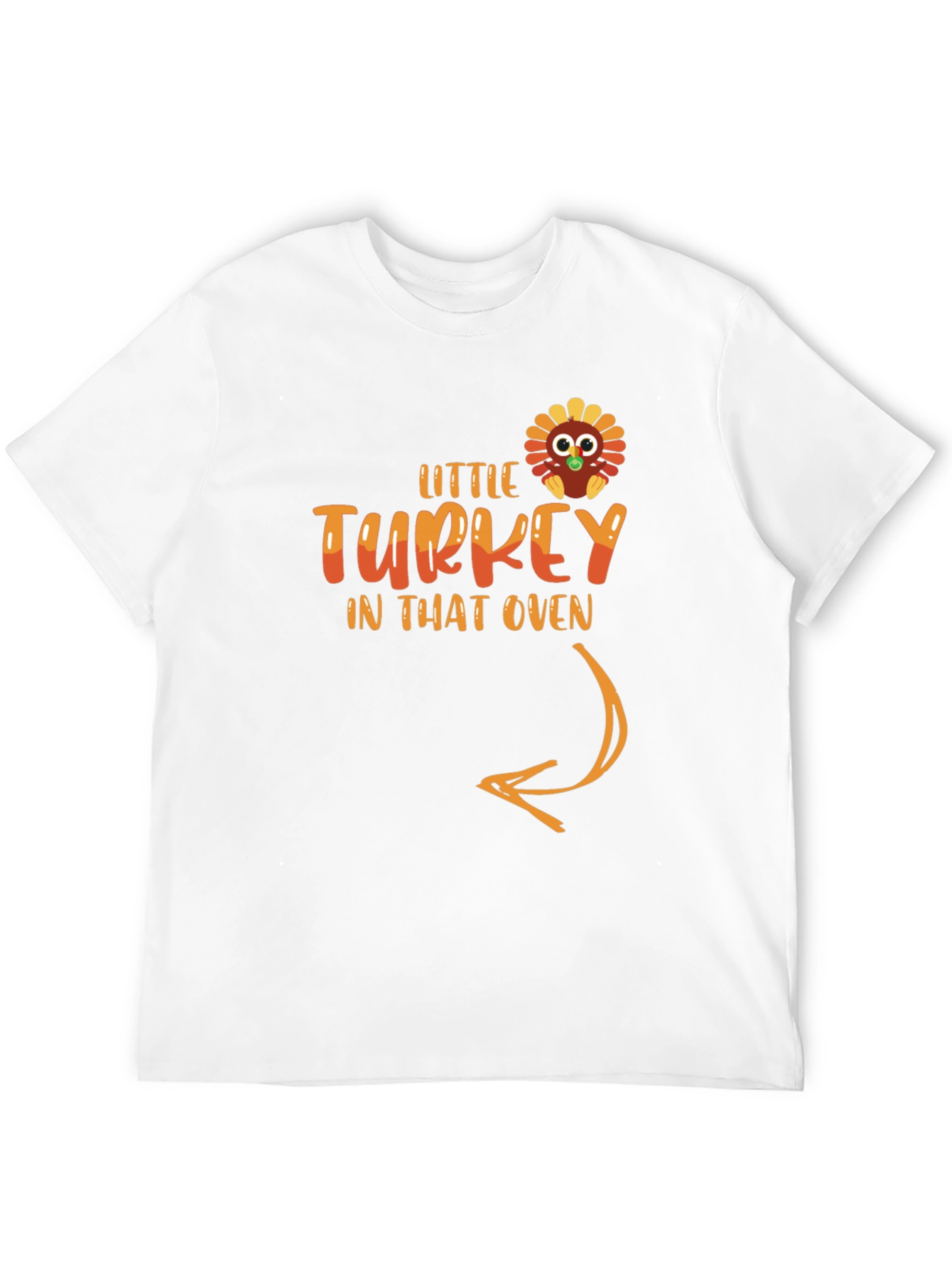 Little Turkey Pregnancy Announcement T-Shirt - 12