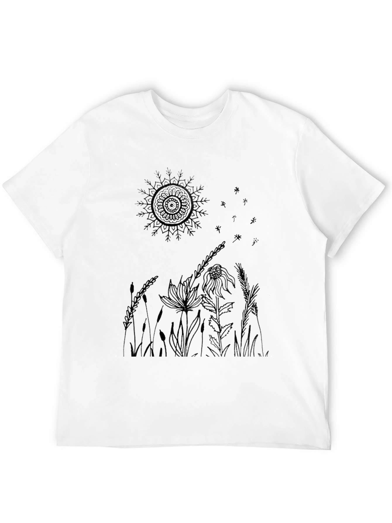 Black Nature's Embrace Black Tee view 12