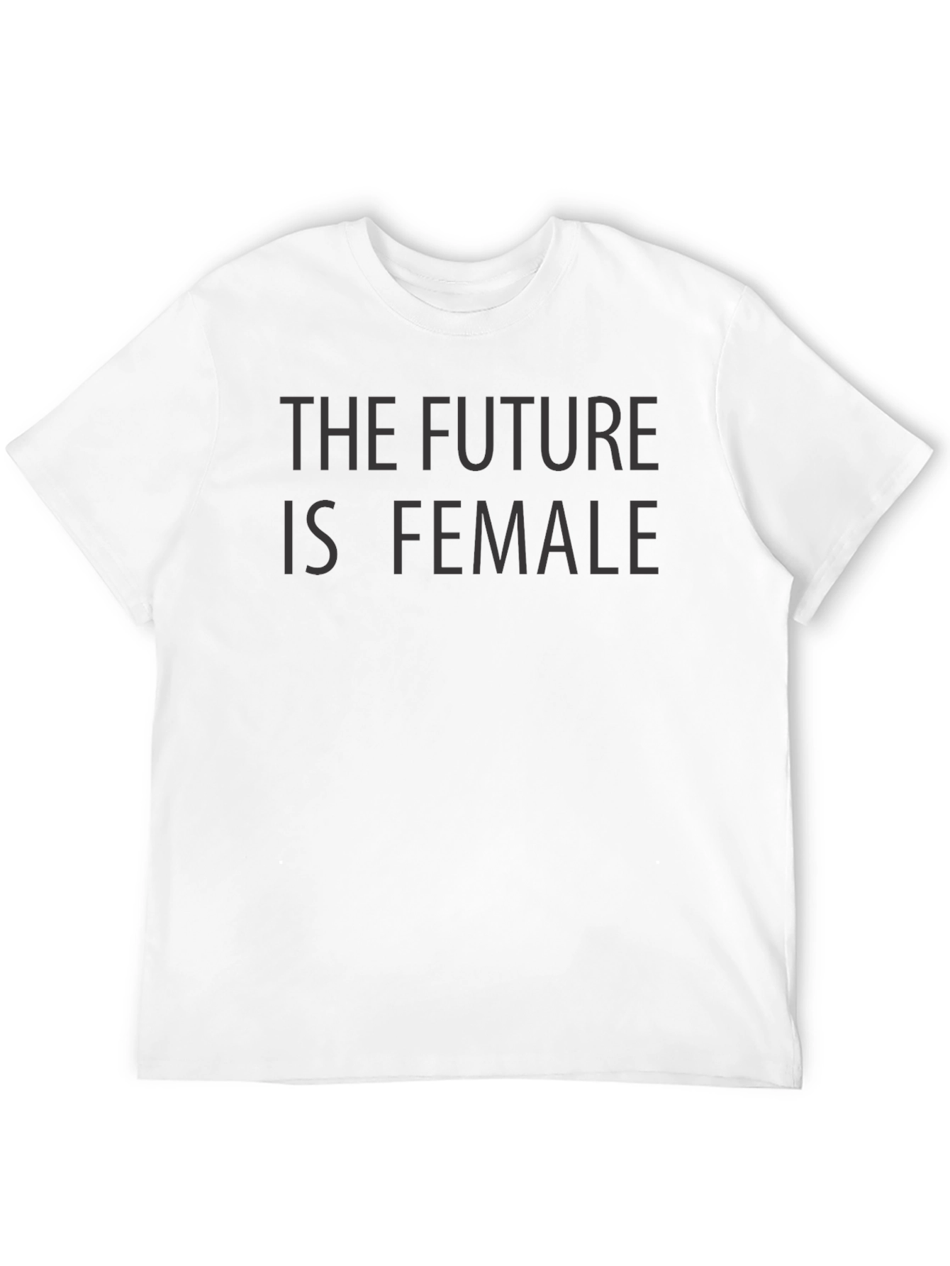 Black The Future is Female T-Shirt - Black view 12