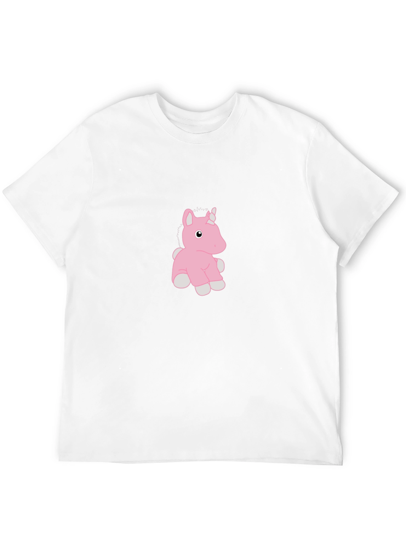 Black Unicorn Graphic Tee - Black Cotton Blend Shirt view 12