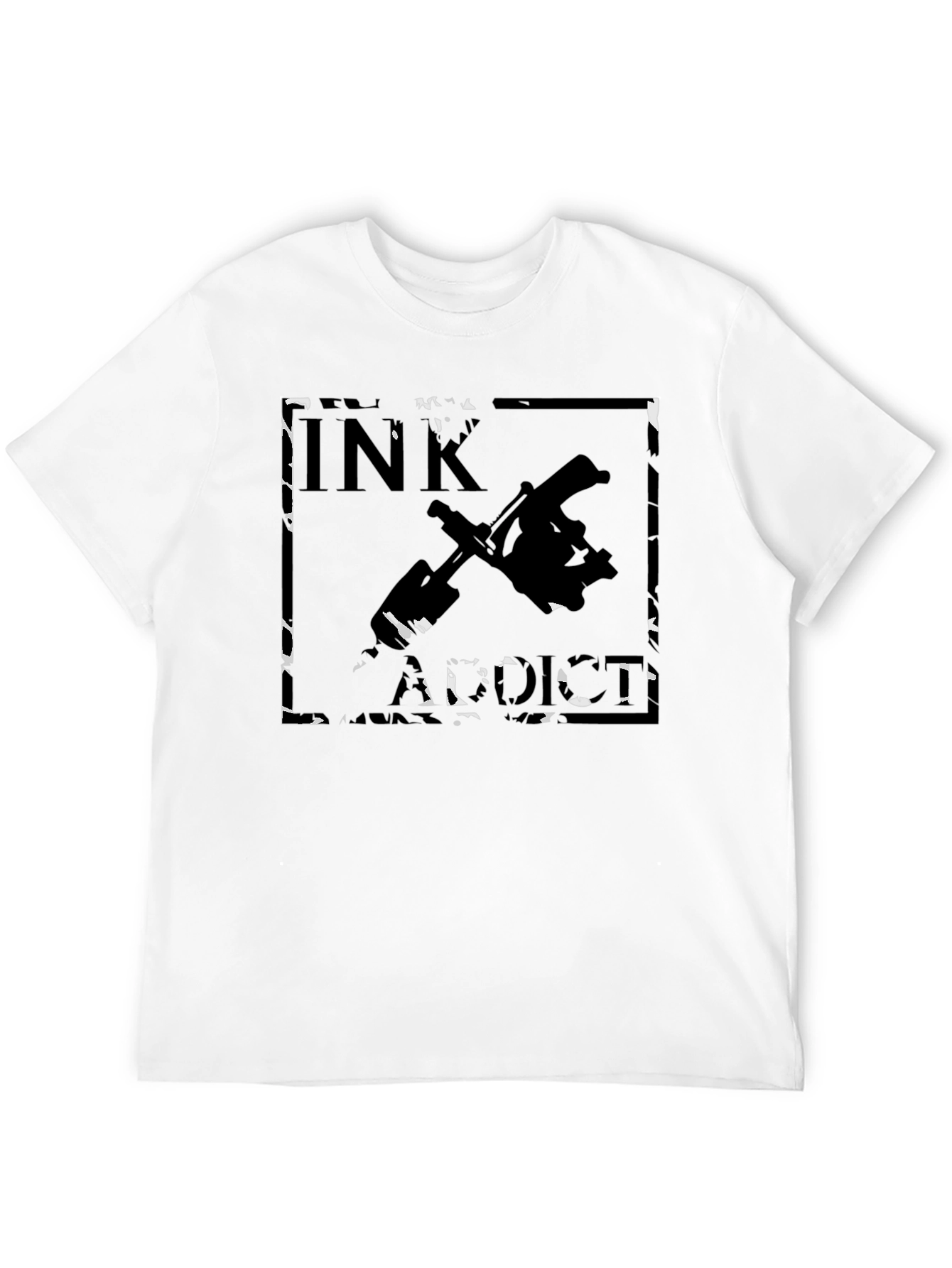 Ink Addict Black Graphic Tee - 12