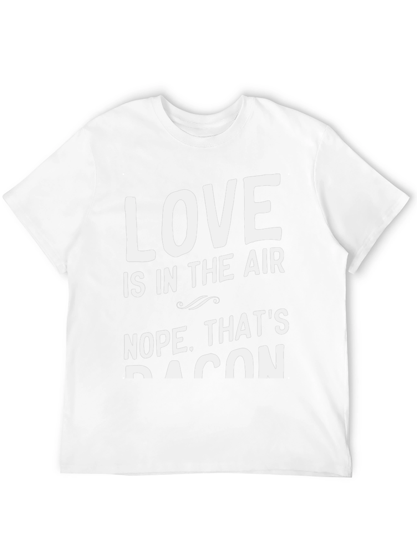 Black Love is in the Air? Bacon T-Shirt view 12