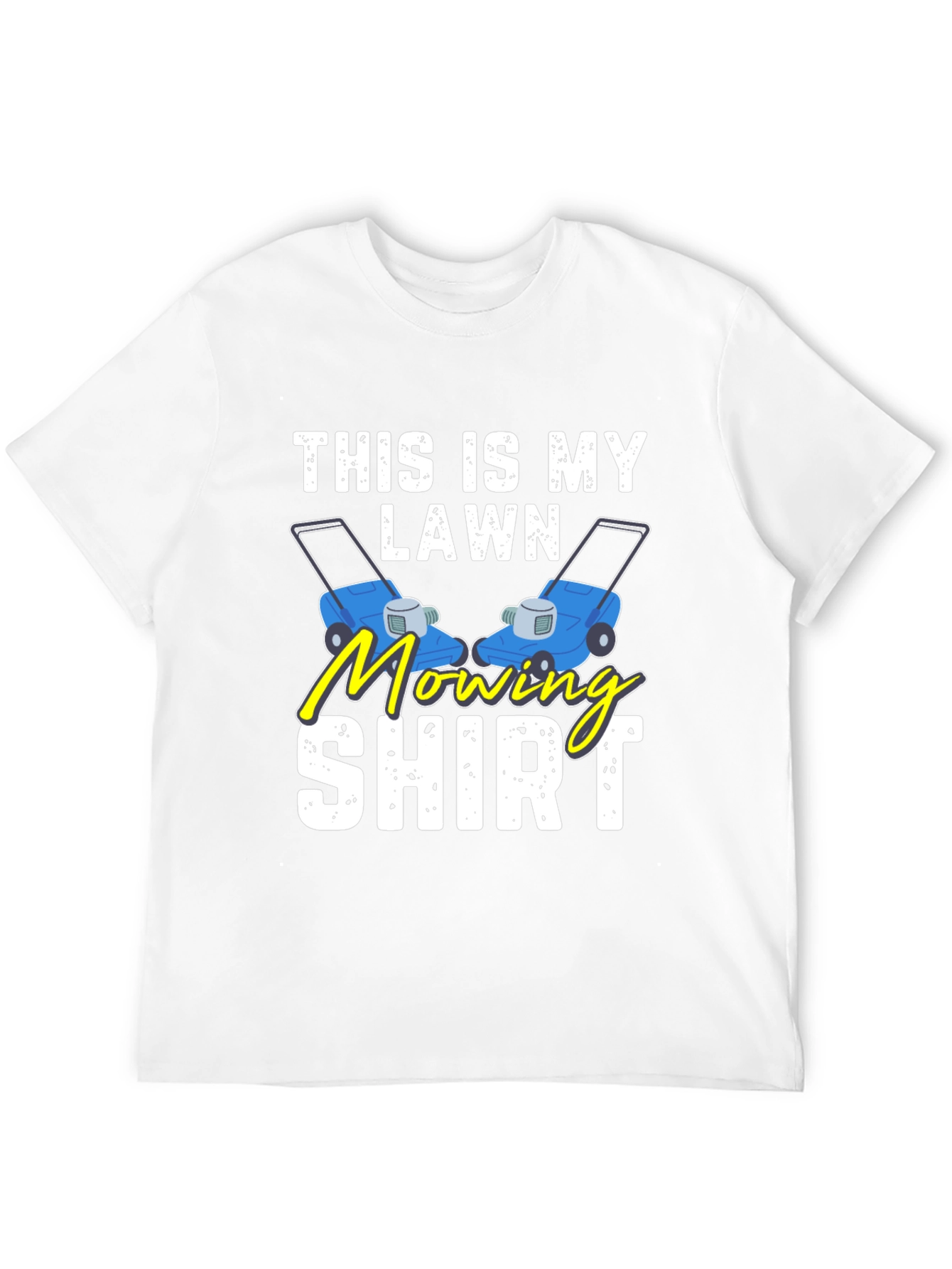 Black Funny Lawn Mowing Shirt - This is My Lawn Mowing Shirt view 12