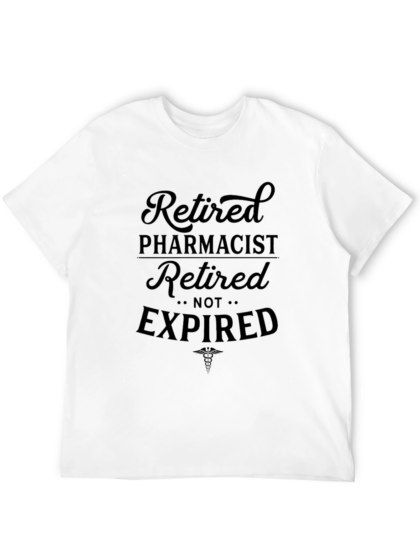 Black Retired Pharmacist T-Shirt - Funny Retirement Gift view 12