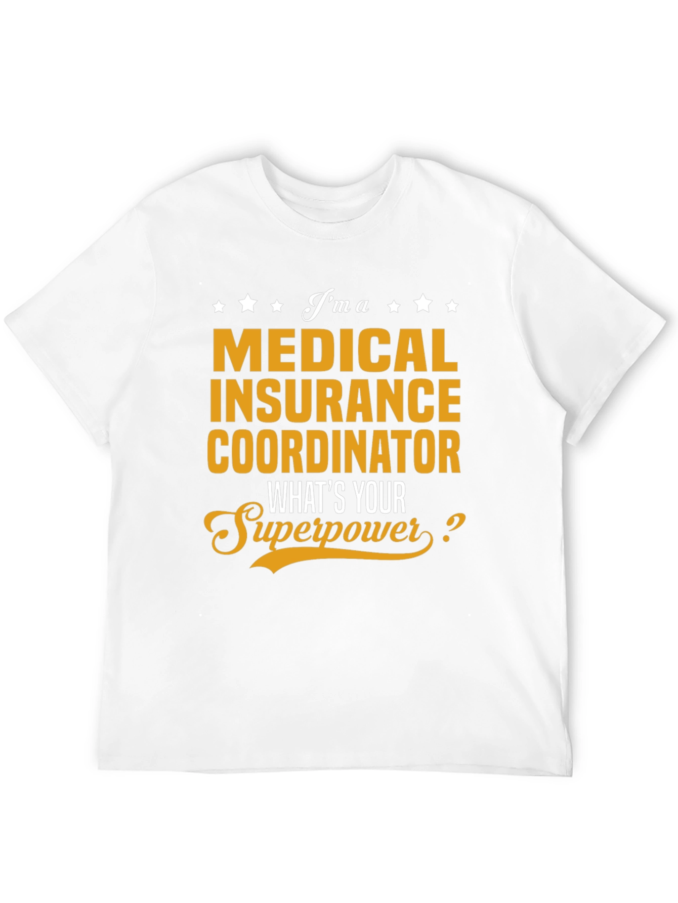 Black Medical Insurance Coordinator Superpower T-Shirt view 12