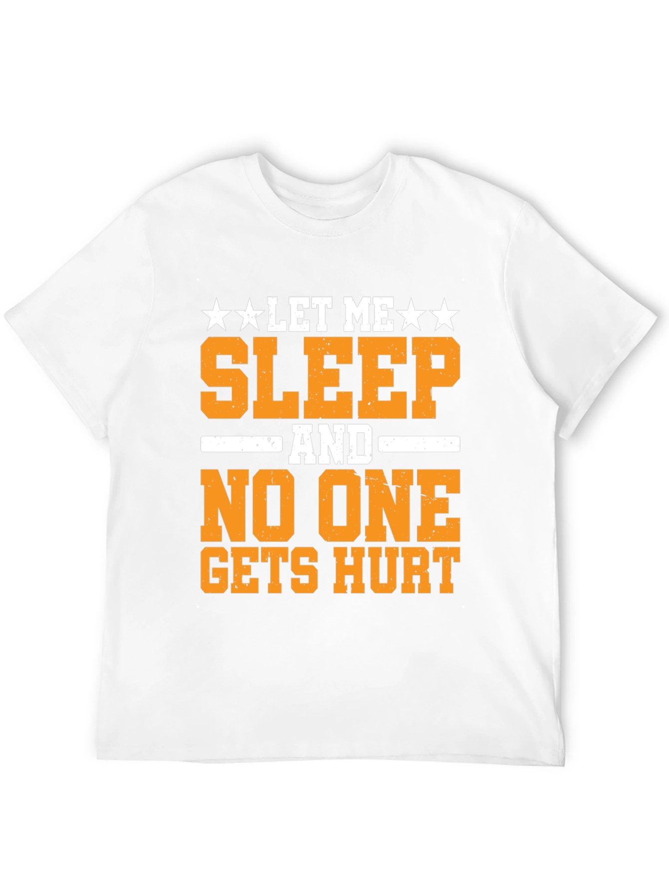 Black Let Me Sleep T-Shirt Funny Graphic Tee view 12
