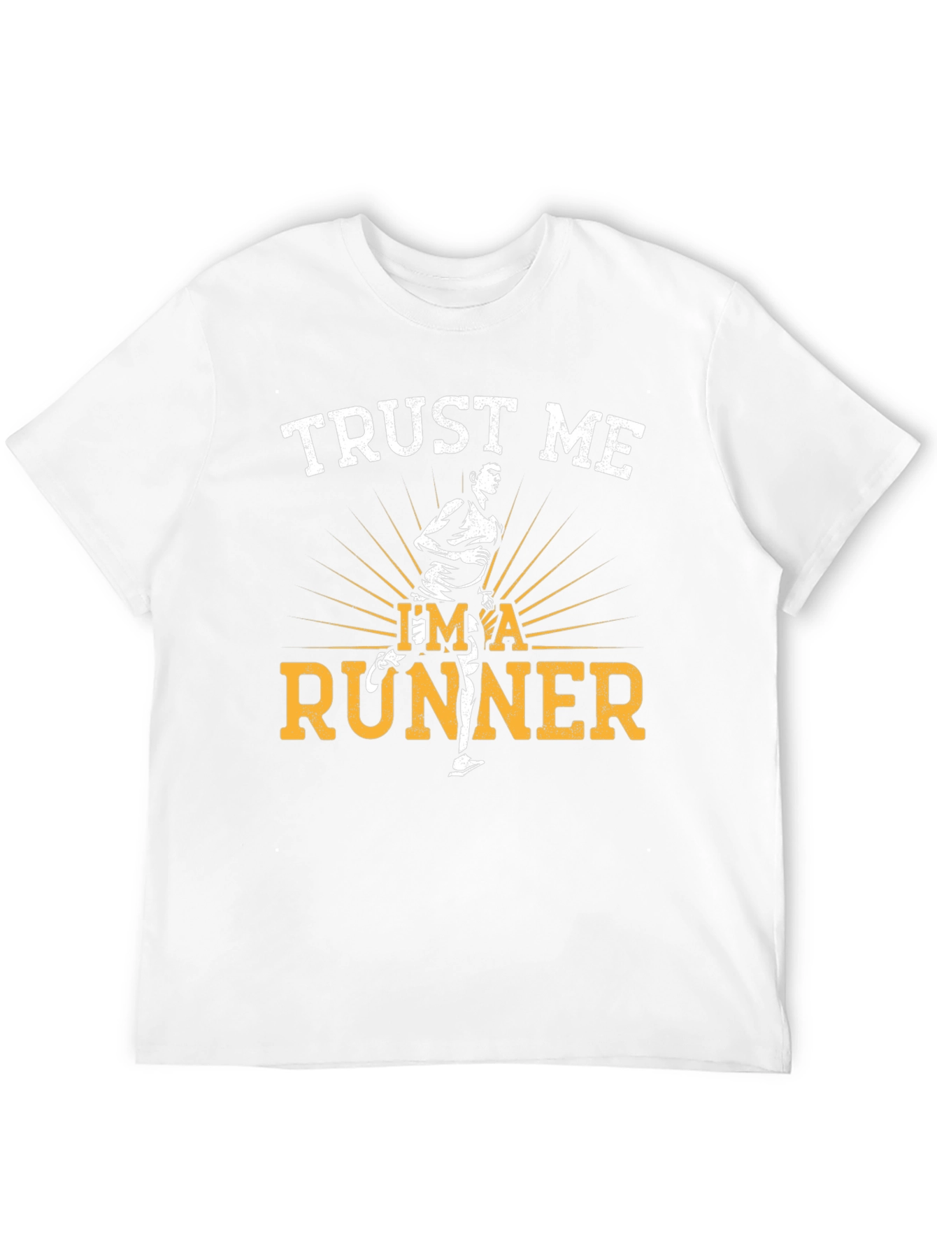 Black Trust Me I'm A Runner T-Shirt view 12