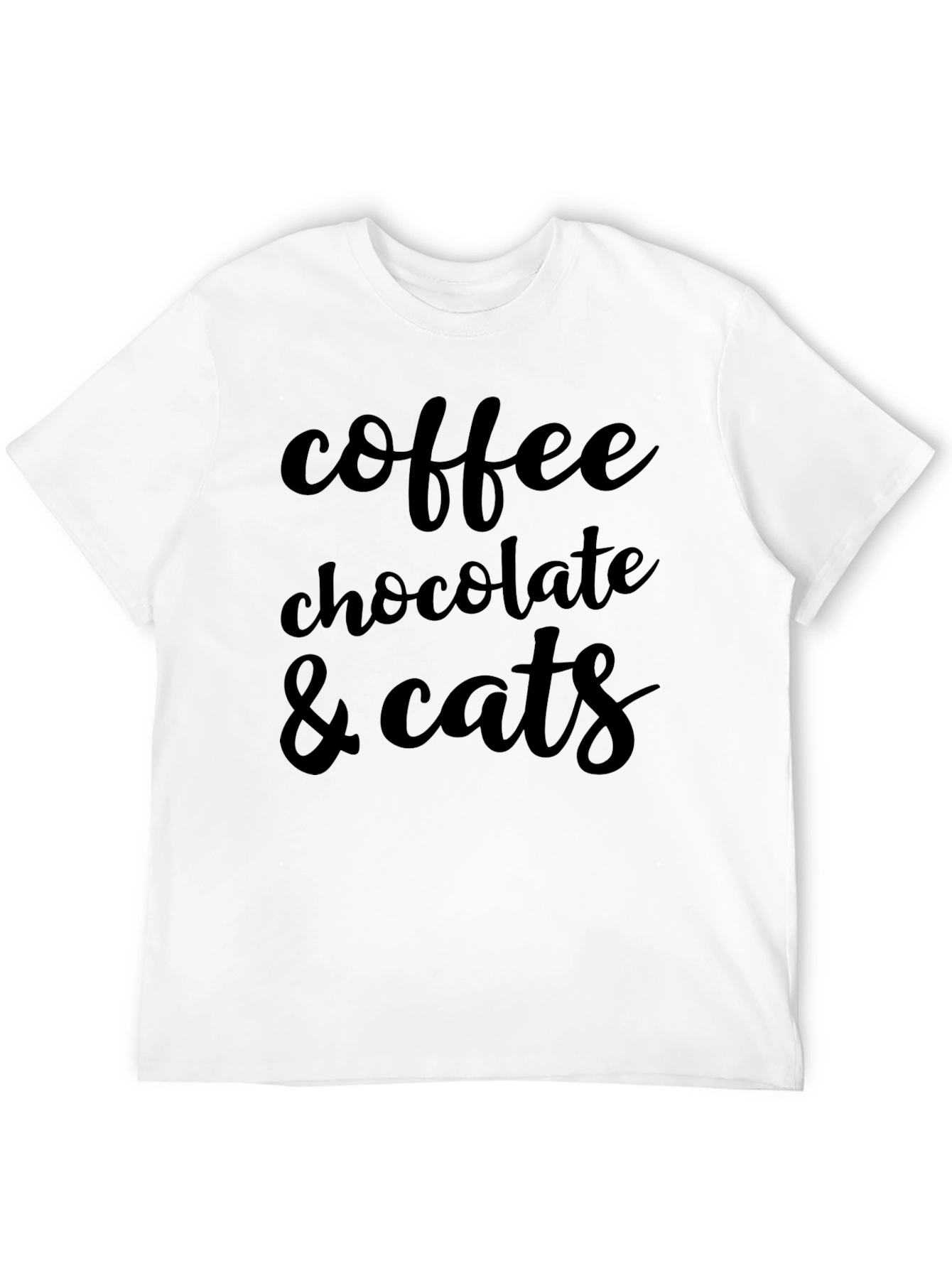 Black Coffee Chocolate Cats Graphic Tee view 12