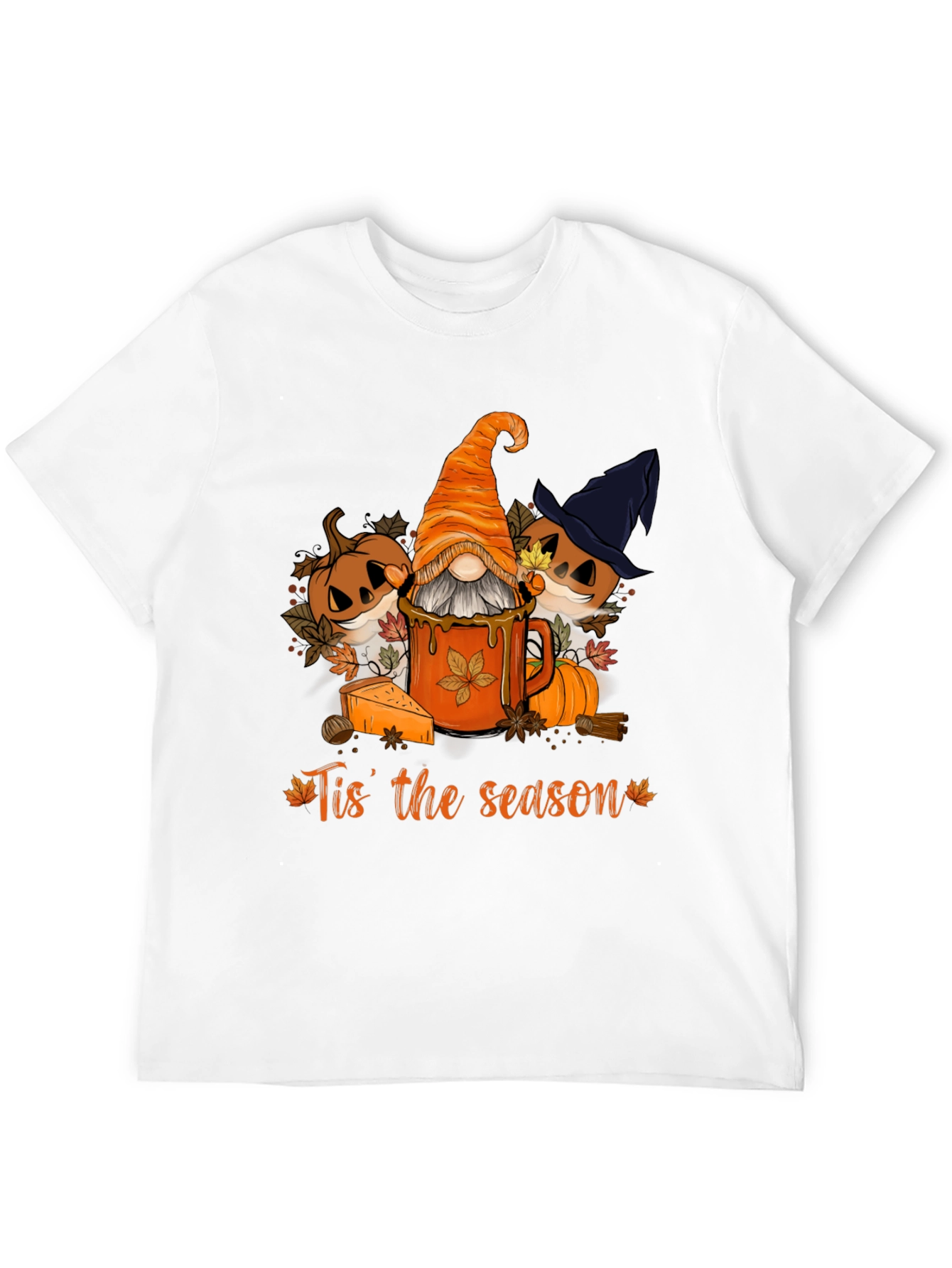 Fall Gnome 'Tis the Season Graphic Tee - 12