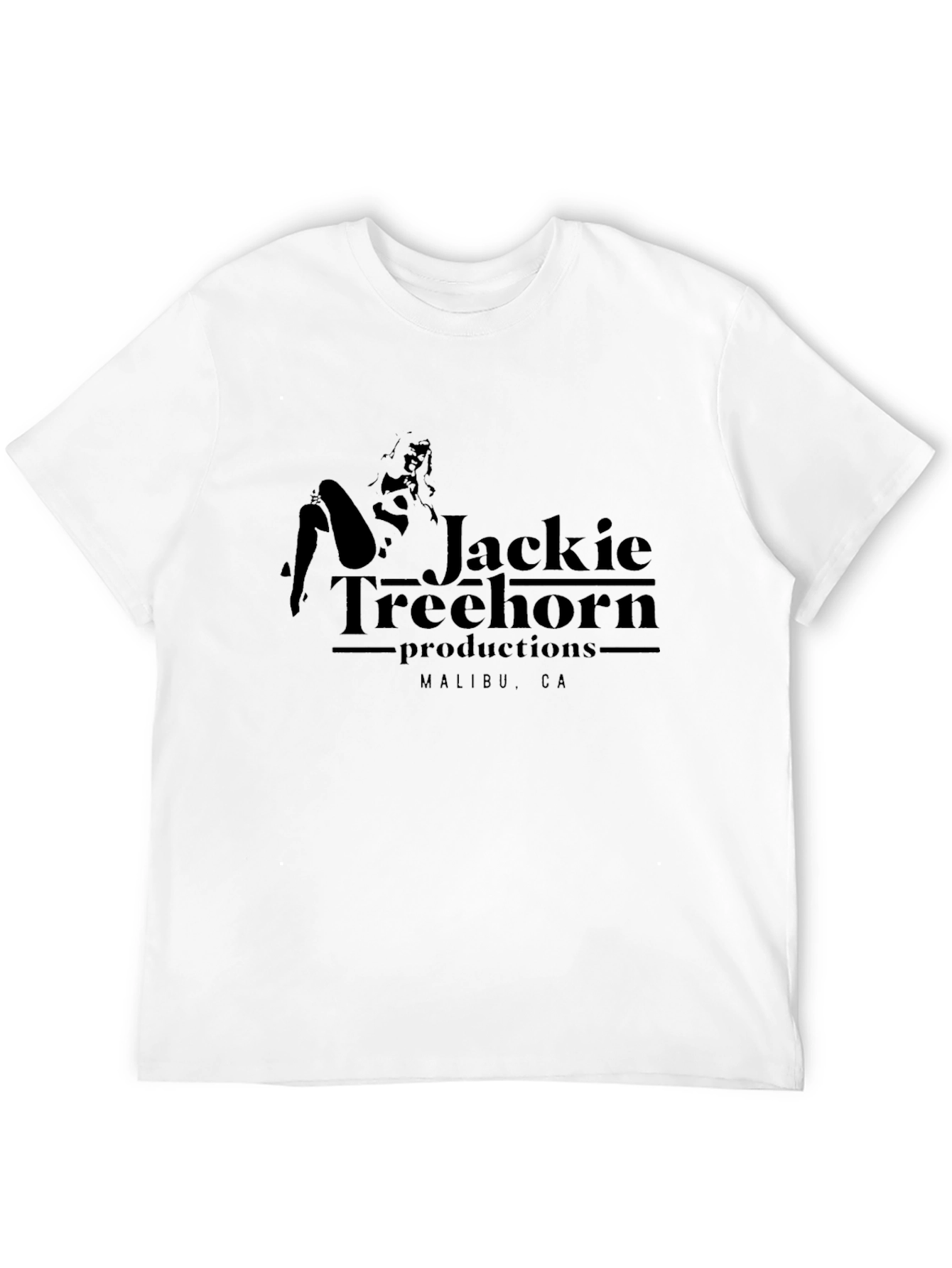 Black Jackie Treehorn Productions Black T-Shirt view 12
