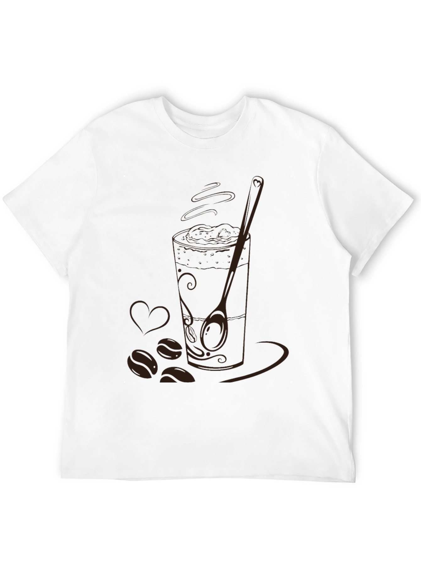 Black Coffee Lover's Graphic Tee - Black view 12