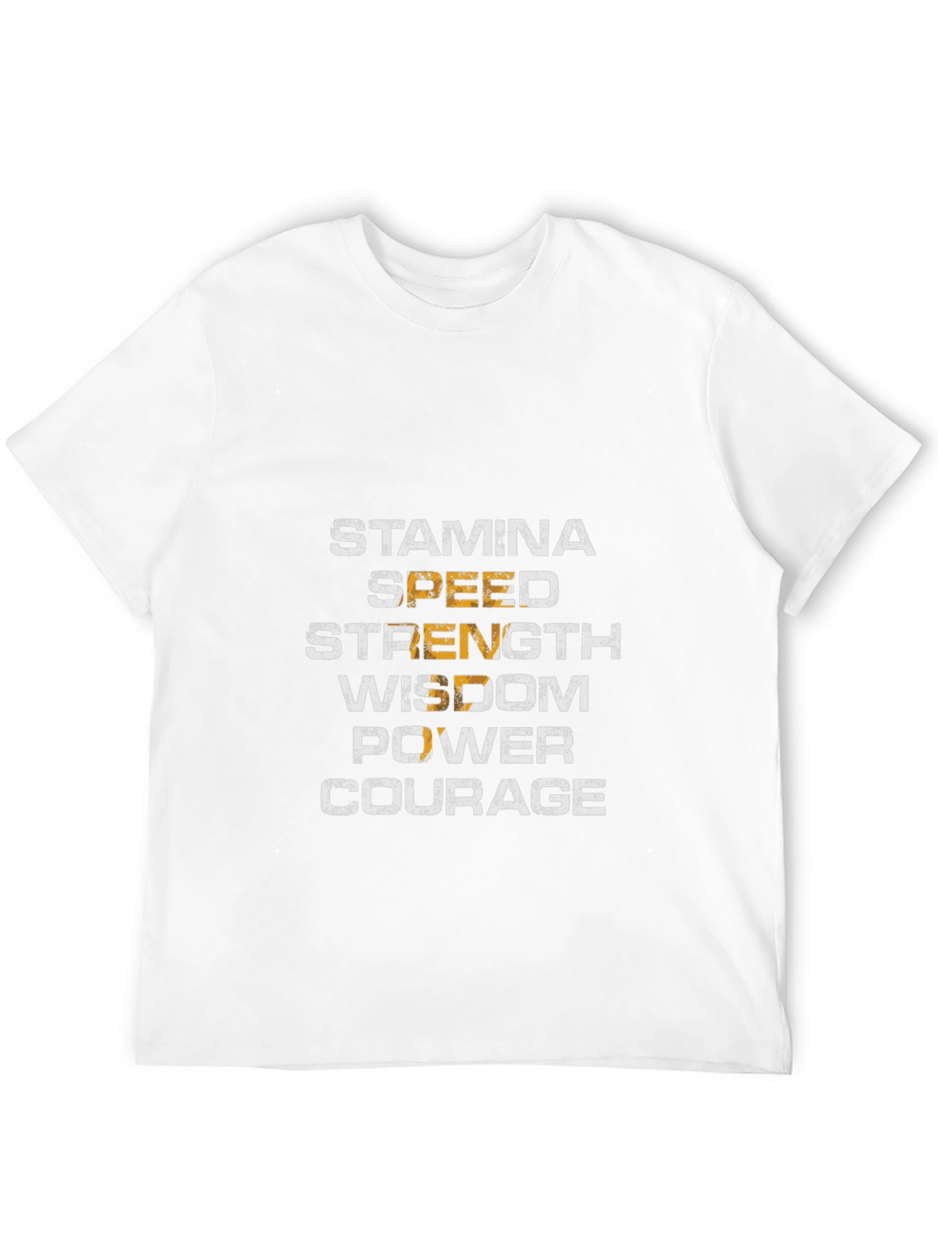Black Motivational Stamina, Speed, Strength, Wisdom T-Shirt view 12